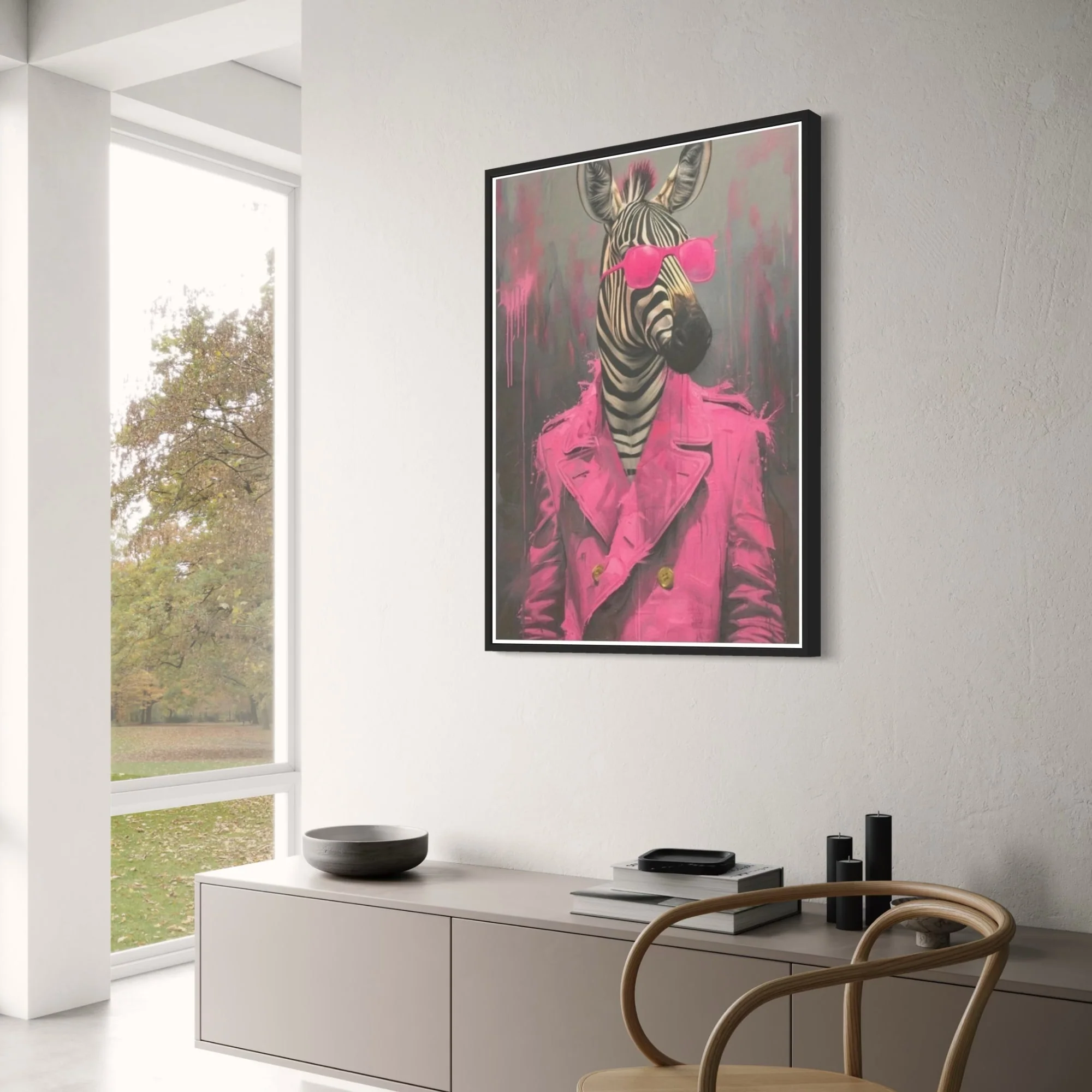 Royal Punk Animals | Quirky Zebra Sunglasses Art - Image 3