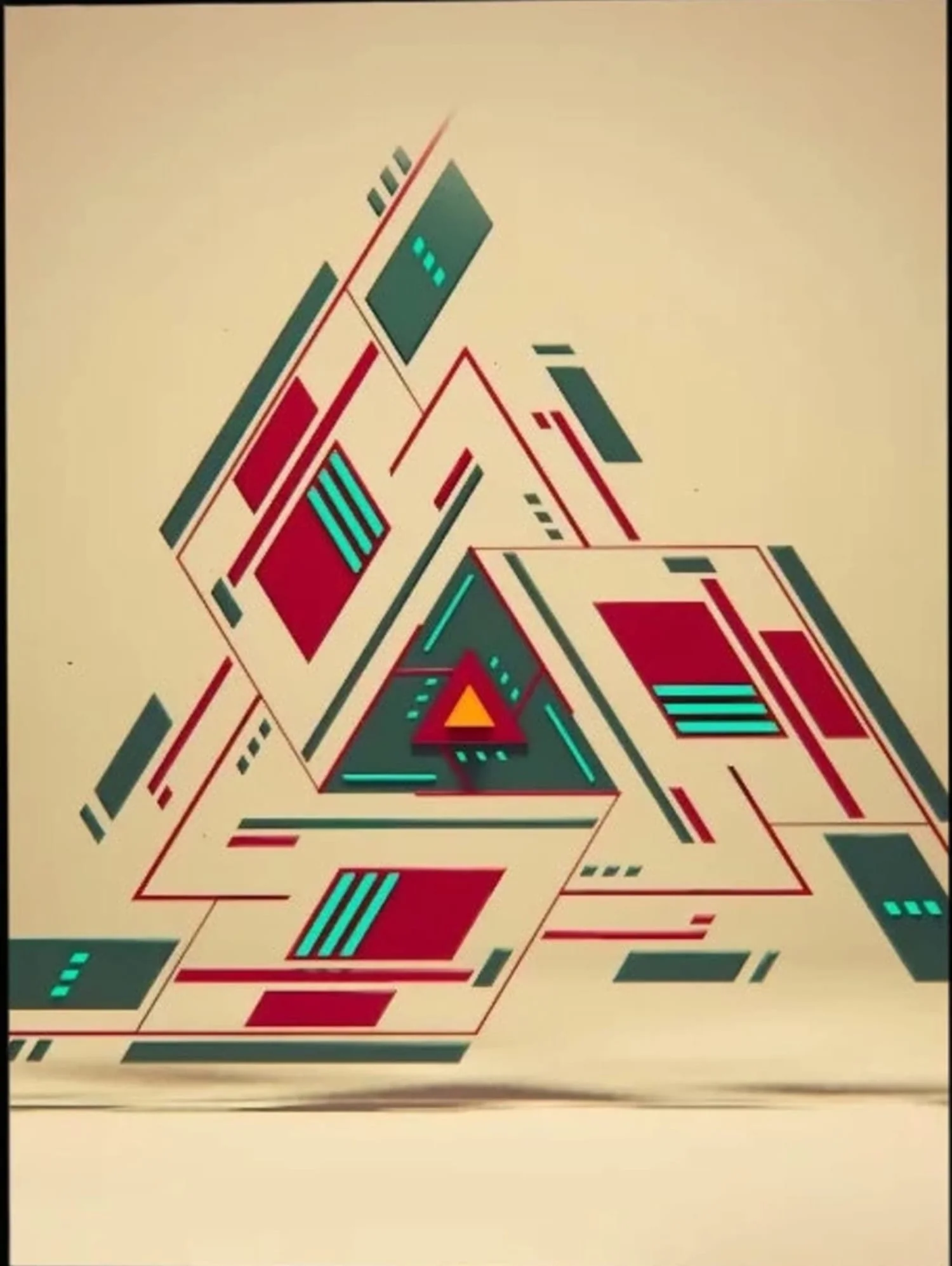 Bauhaus Modern Maze | Symmetrical Architecture - Image 4