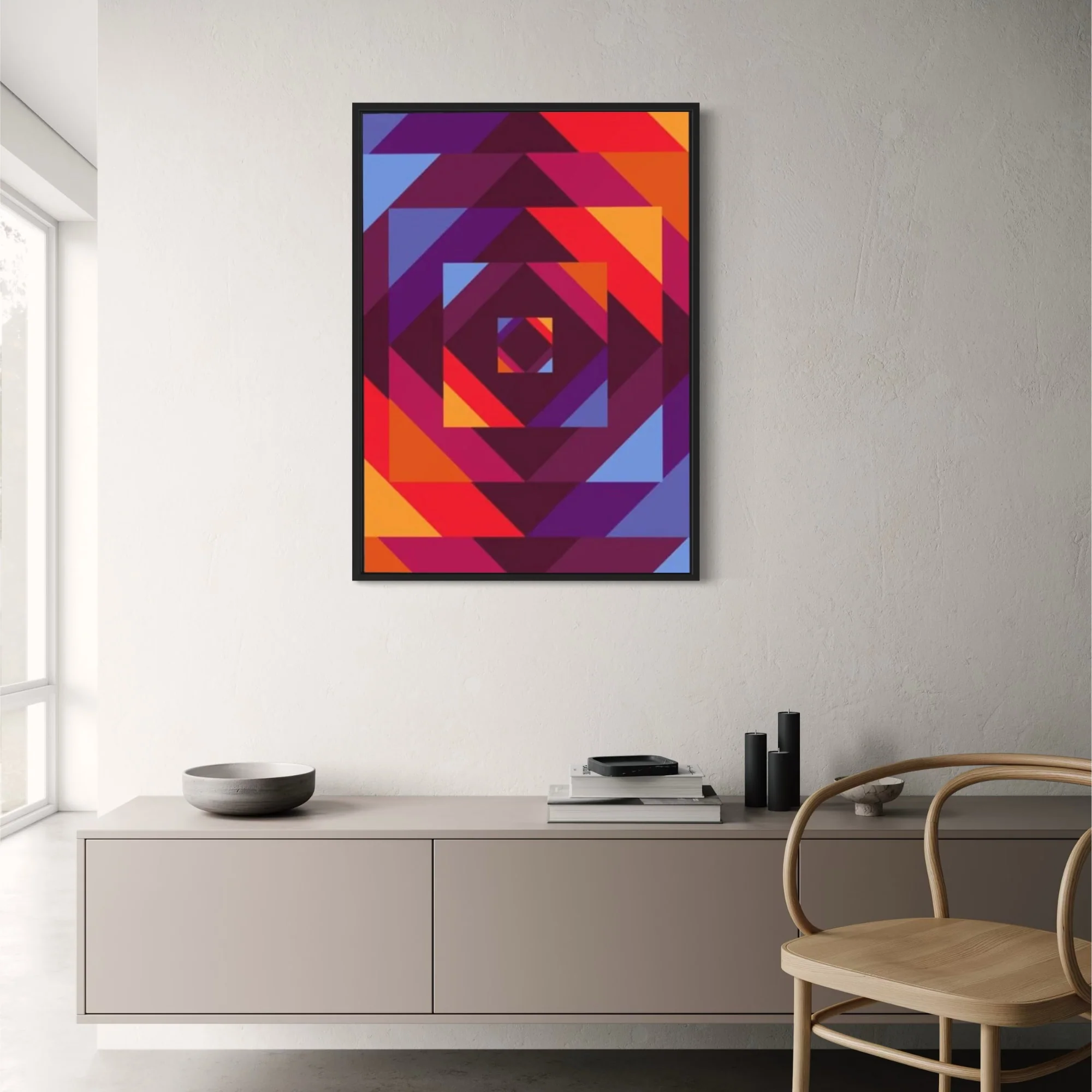 Bauhaus Geometric Abstract | Art Deco Revival - Image 2