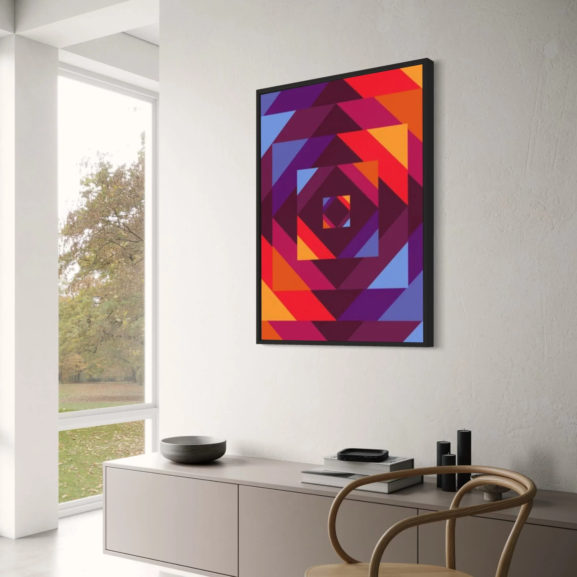Bauhaus Geometric Abstract | Art Deco Revival - Image 3