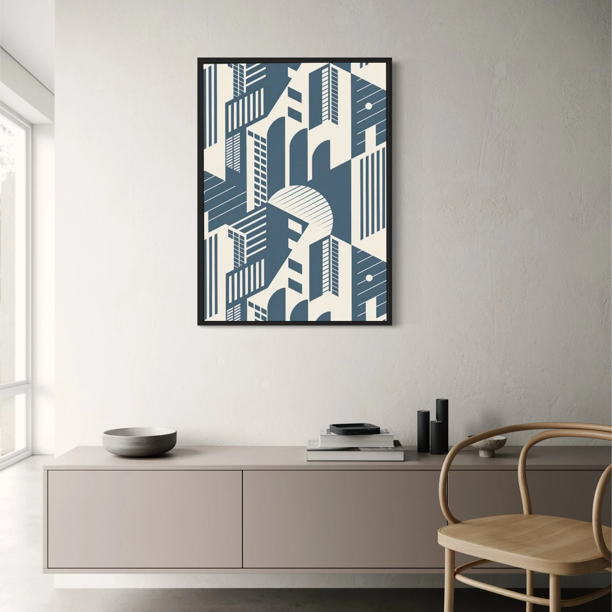 Bauhaus Metropolis Mirage | Abstract Cityscape - Image 2