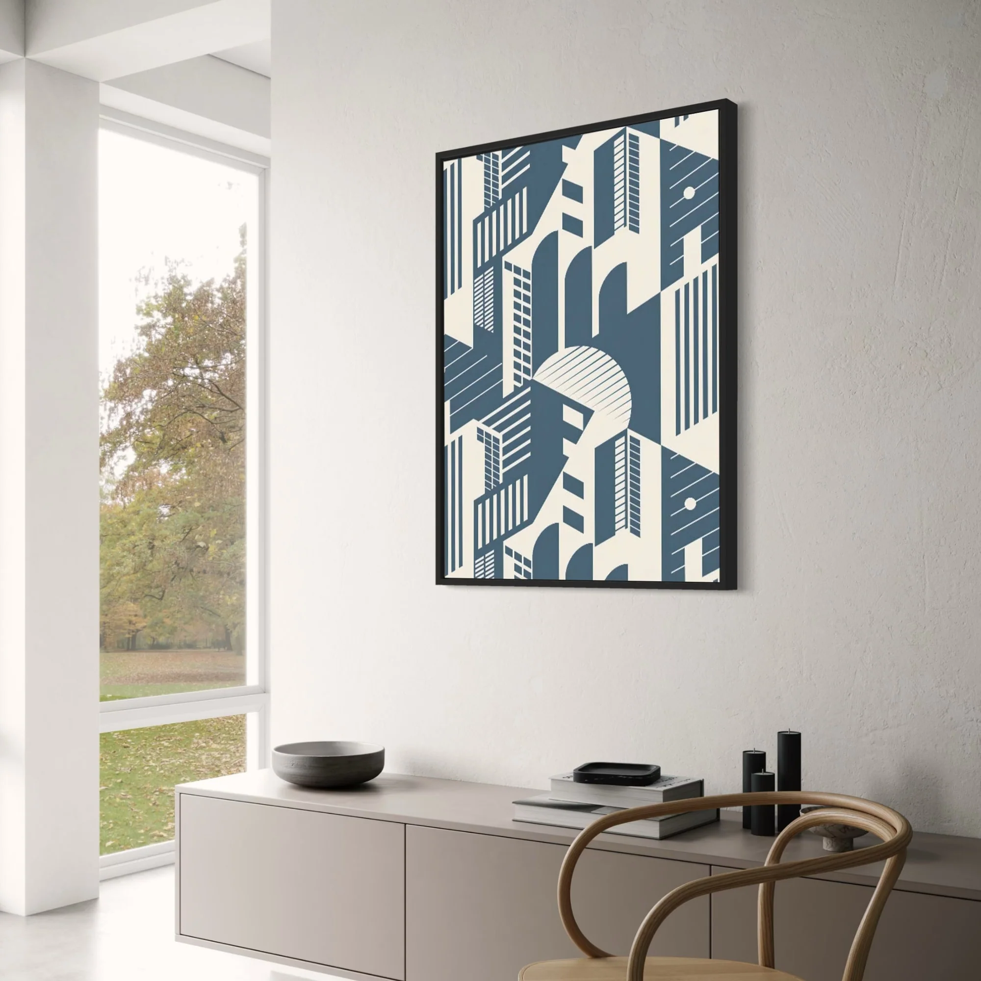 Bauhaus Metropolis Mirage | Abstract Cityscape - Image 3