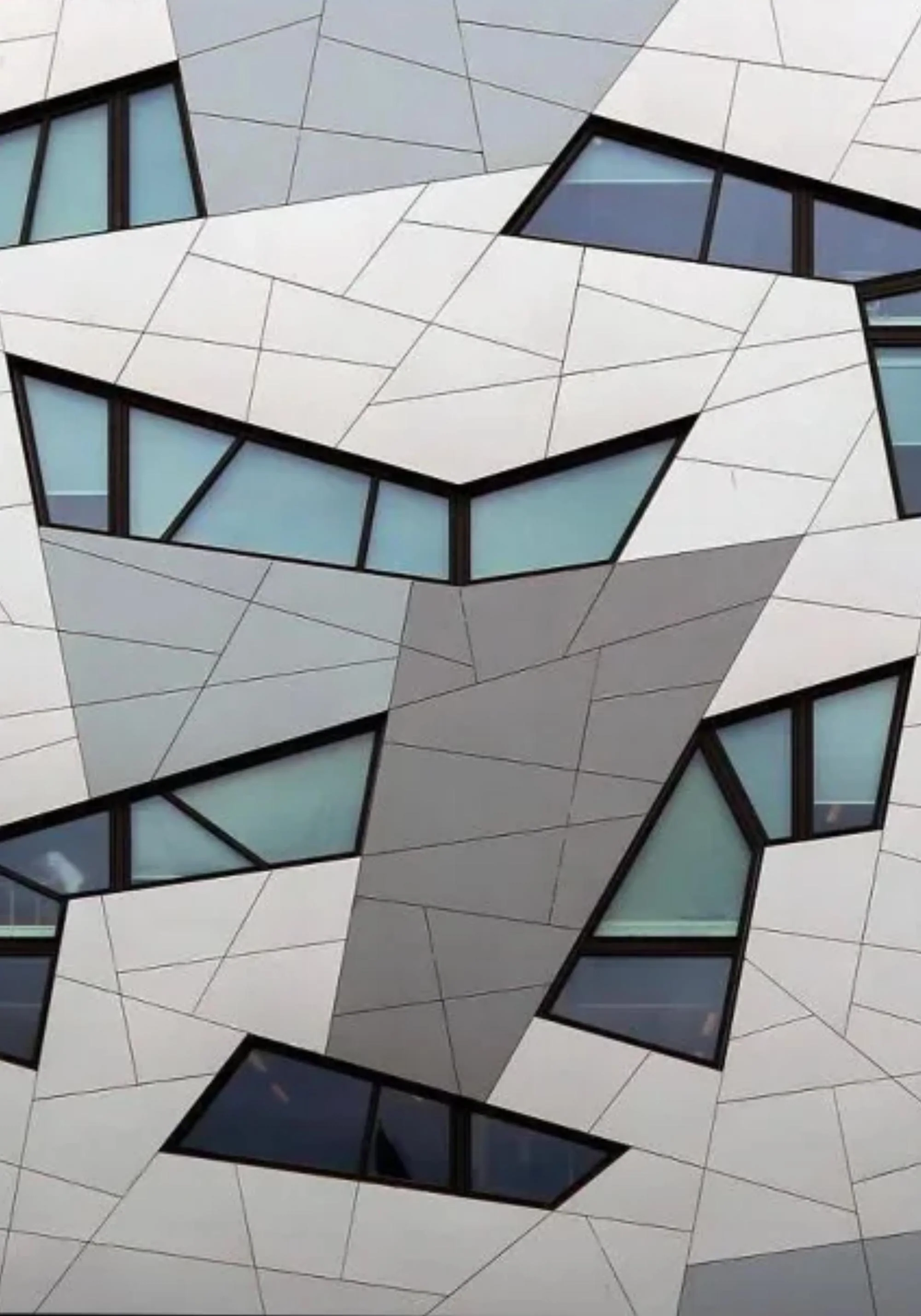 Bauhaus City Blocks | Geometric Modernism | Minimalist Abstract Art - Image 2