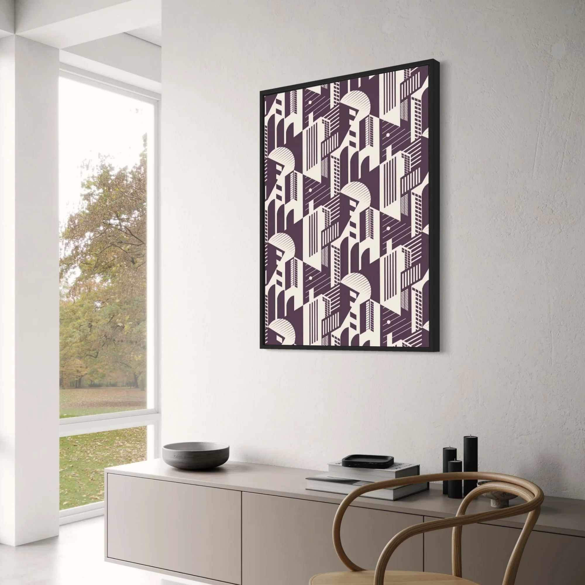 Bauhaus Urban Rhythms | Geometric Symmetry | Minimalist Design - Image 3