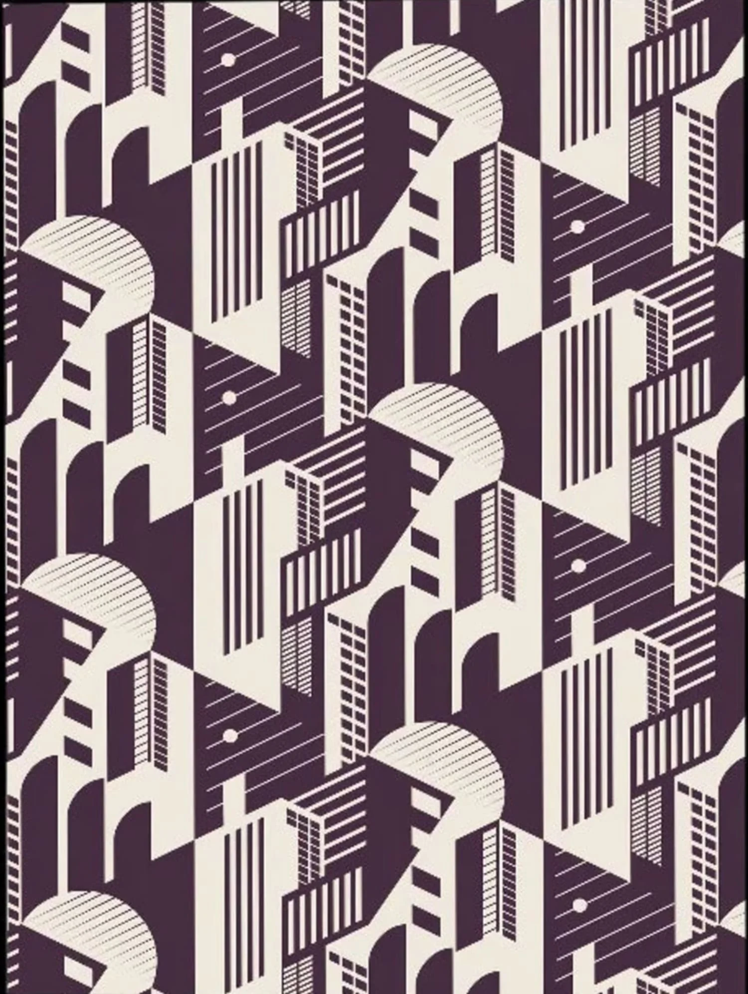 Bauhaus Urban Rhythms | Geometric Symmetry | Minimalist Design - Image 4