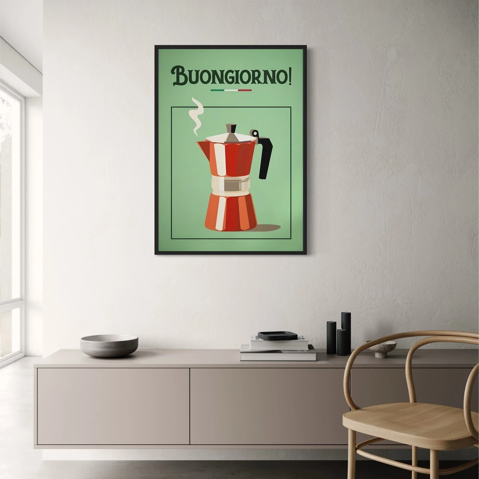 Buongiorno! | Vintage Italian Coffee Can - Image 2