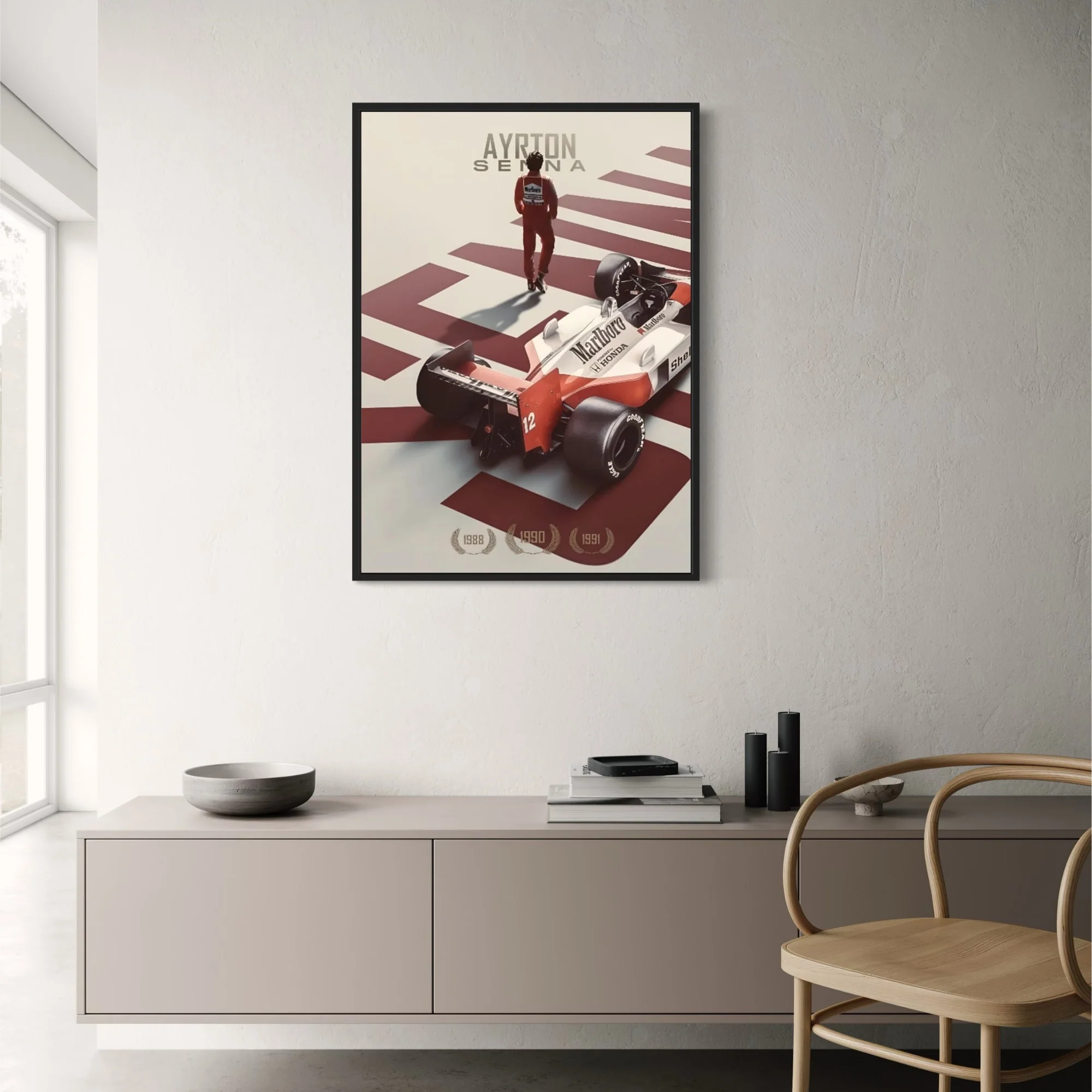 Ayrton Senna Racing Legend | Home Decor Artwork - Image 2