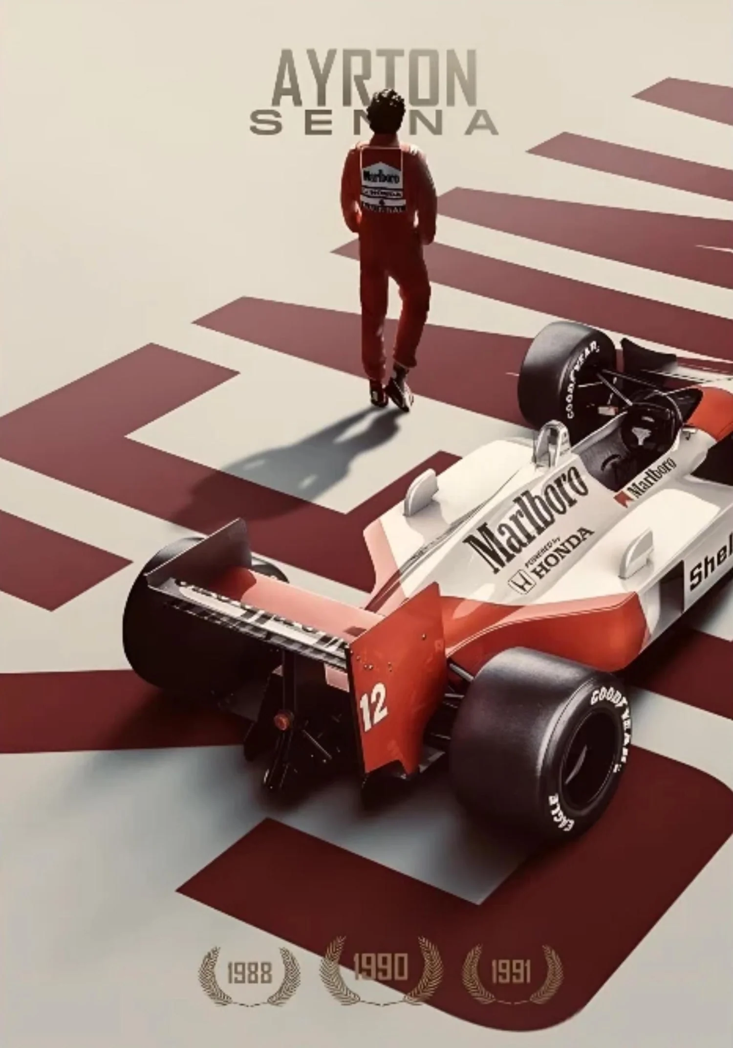 Ayrton Senna Racing Legend | Home Decor Artwork - Image 4