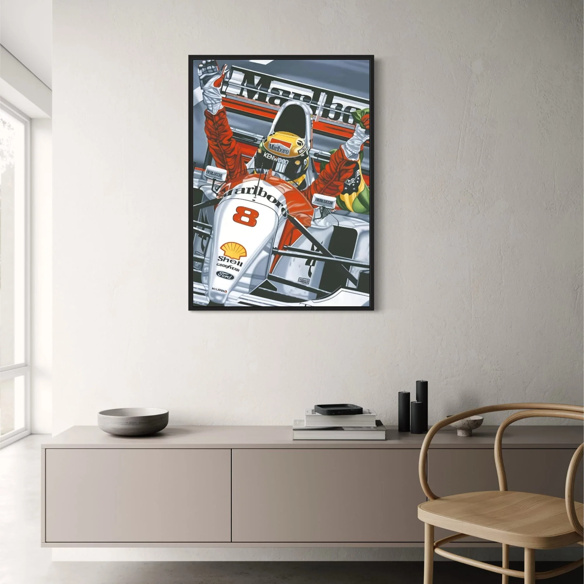 Ayrton Senna F1 Racing Driver - Image 2