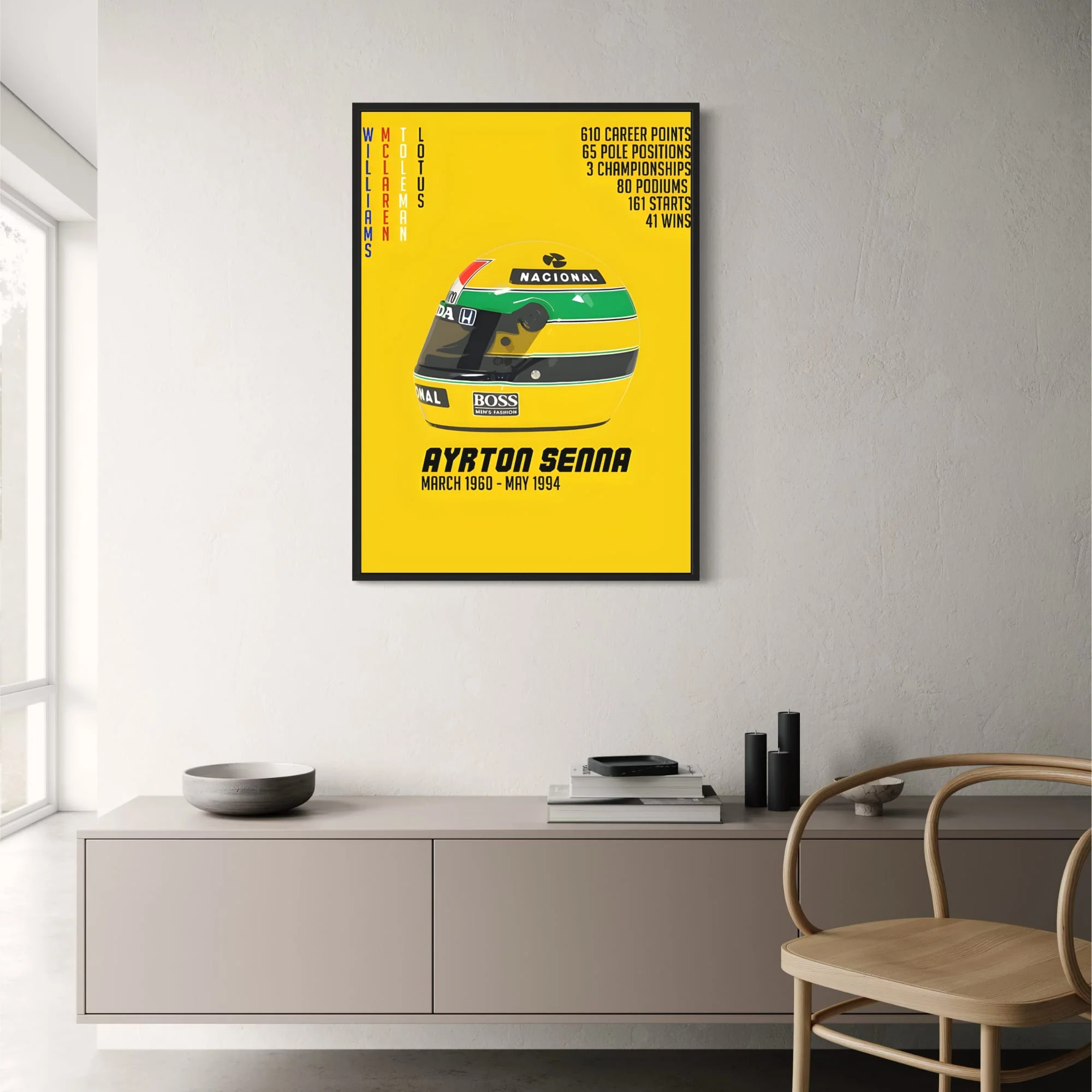 Ayrton Senna | Iconic F1 Racing Art - Image 2