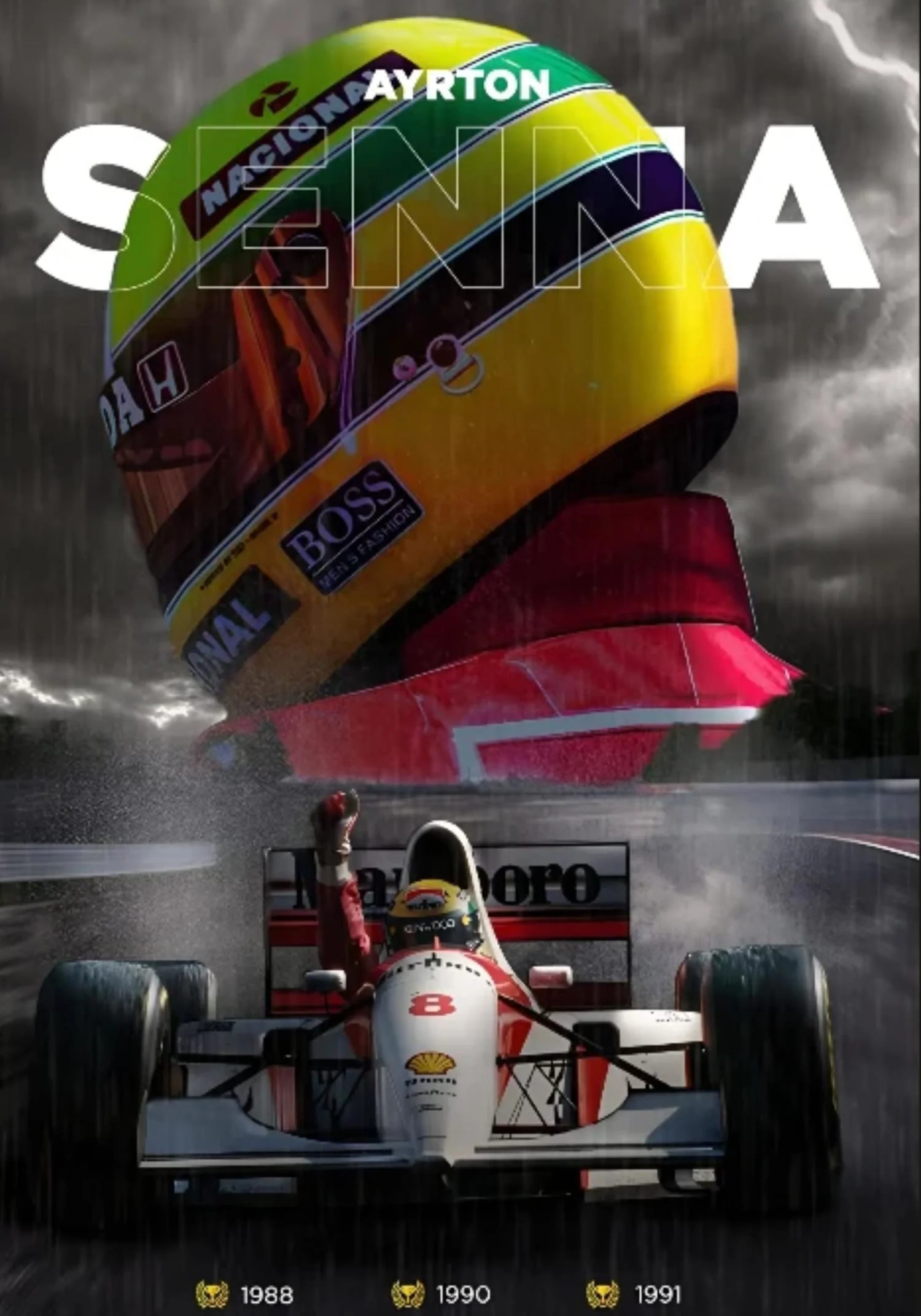 Ayrton Senna | F1 Legend Art - Image 4