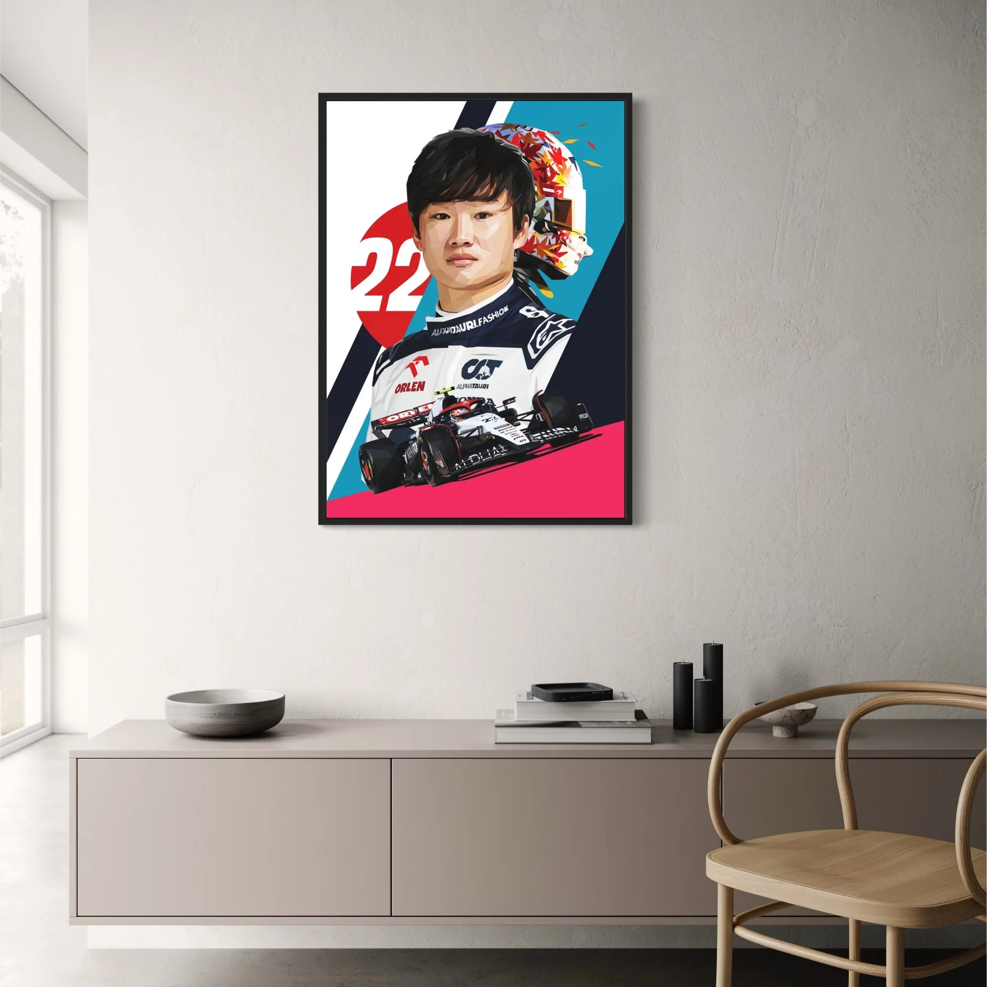 Yuki Tsunoda | F1 Racer Helmet - Image 2