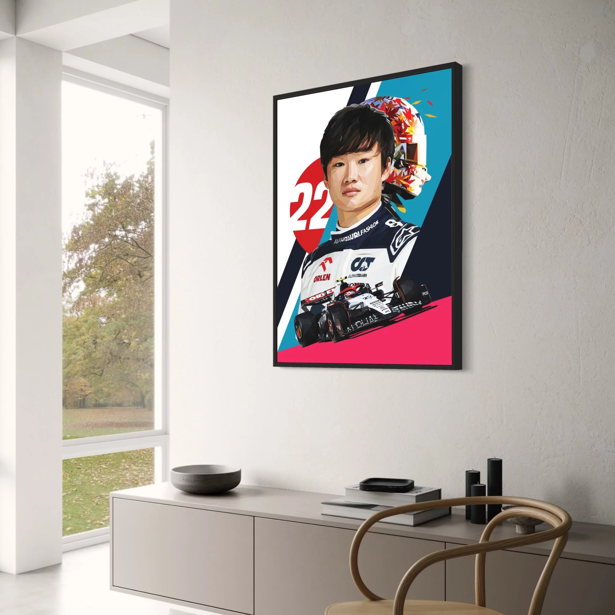 Yuki Tsunoda | F1 Racer Helmet - Image 3