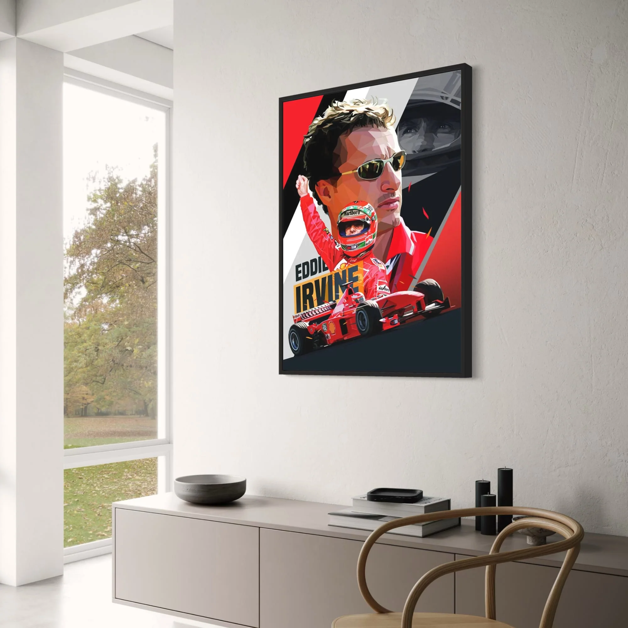 Eddie Irvine | Formula 1 Racer Helmet - Image 3