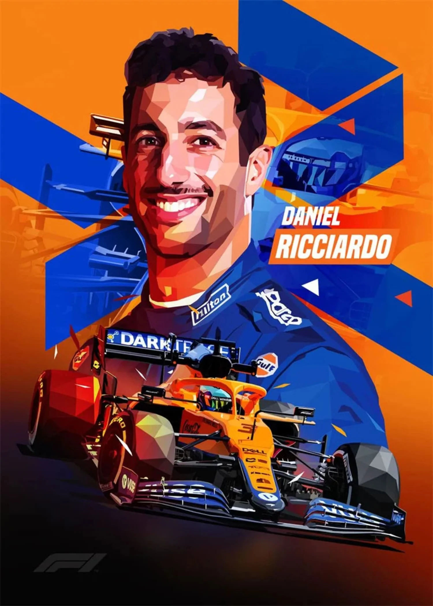 Daniel Ricciardo | F1 Racer Helmet - Image 4