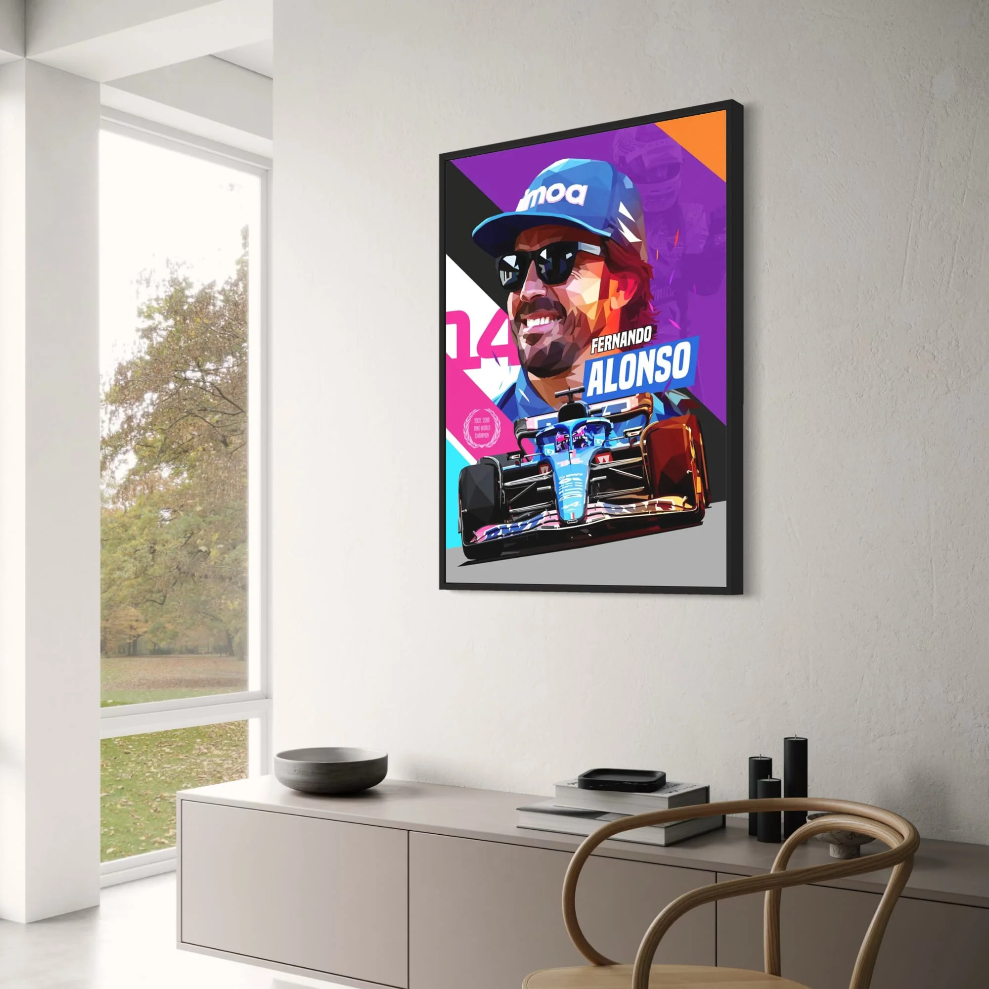 Fernando Alonso | F1 Helmet Art - Image 3