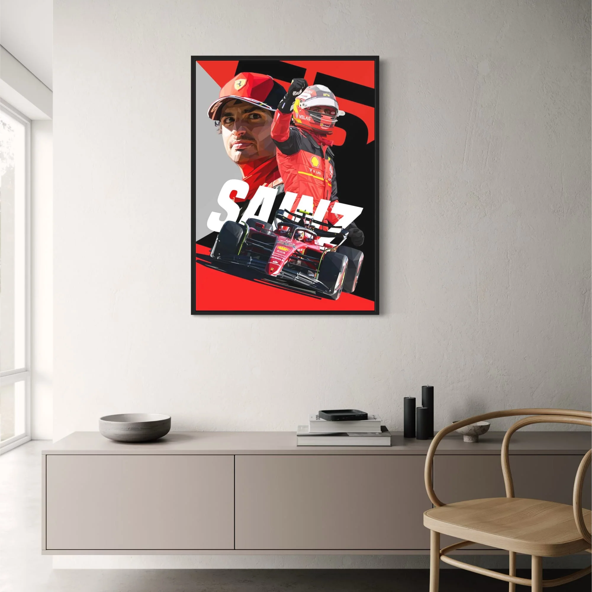 Carlos Sainz Helmet | F1 Legend Art - Image 2