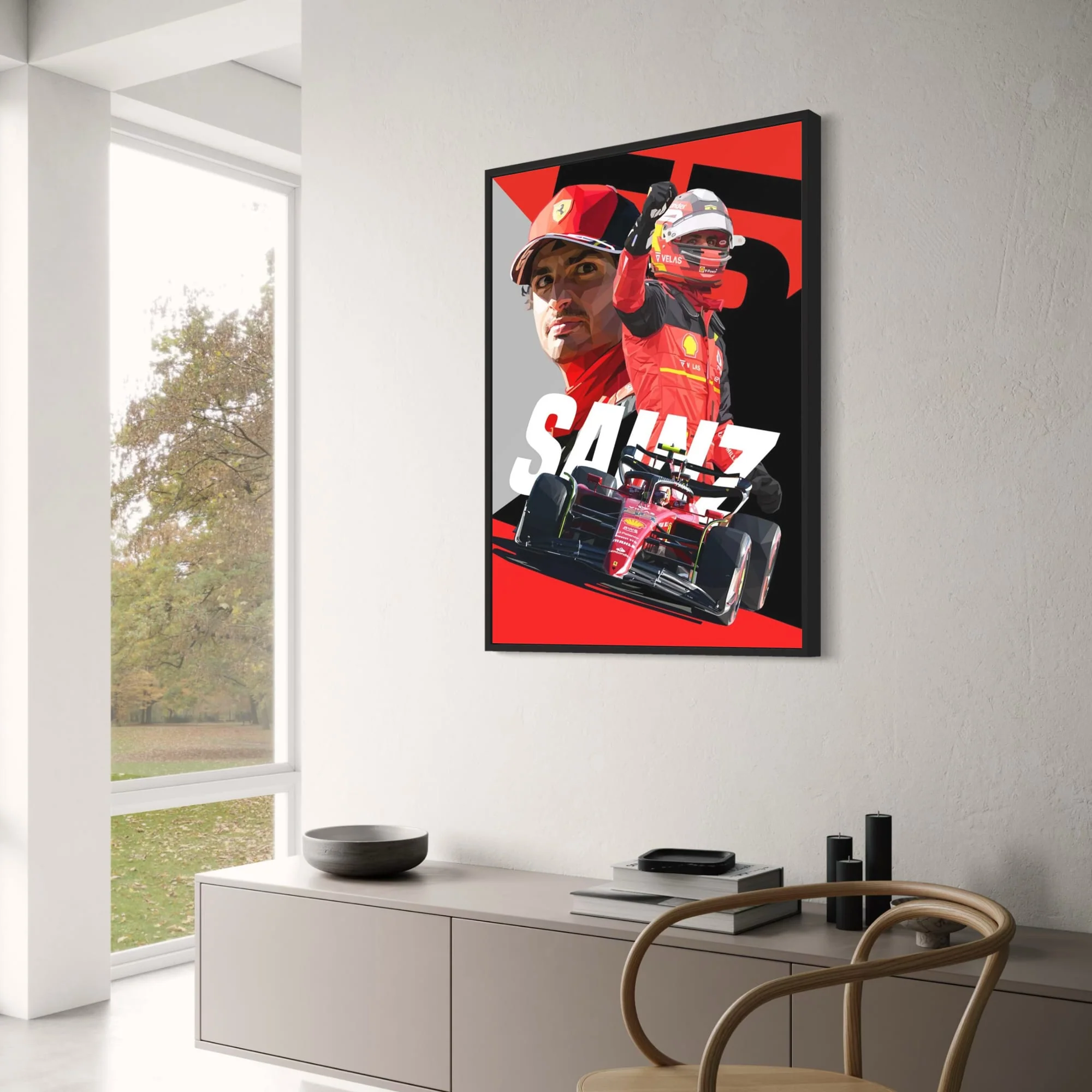 Carlos Sainz Helmet | F1 Legend Art - Image 3