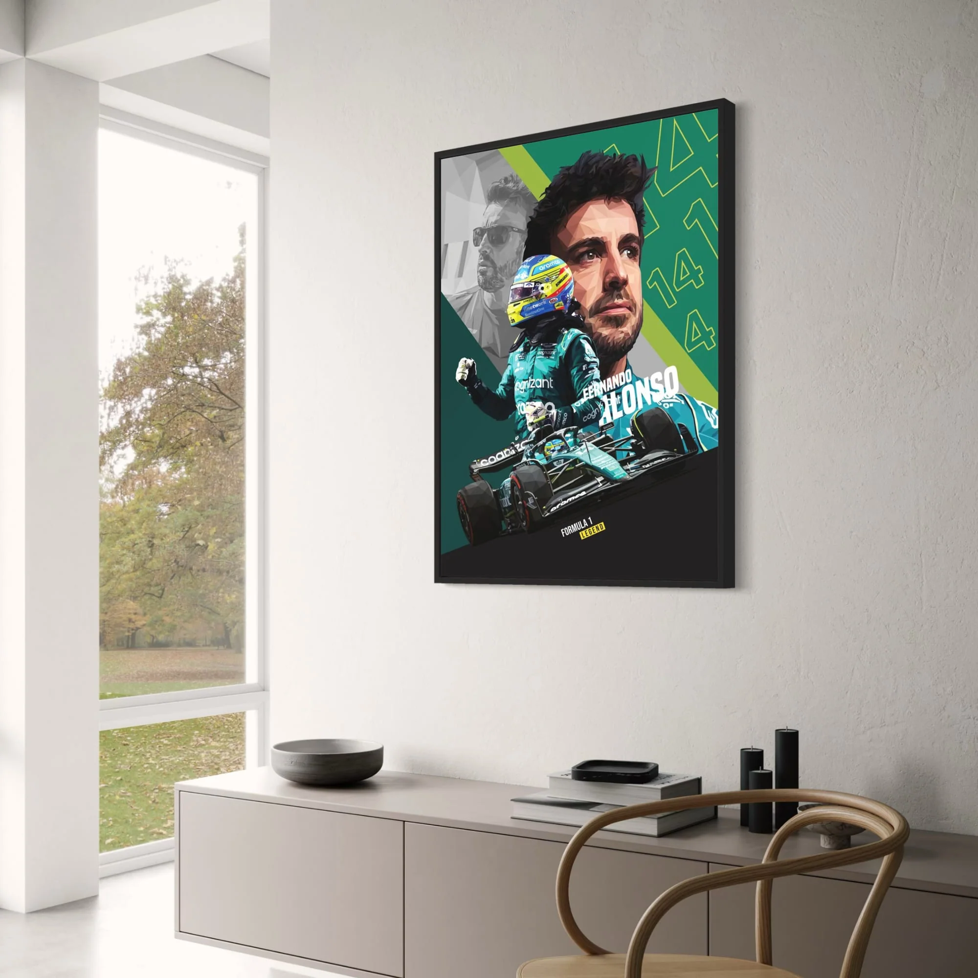 Fernando Alonso | Aston Martin Racing Helmet - Image 3