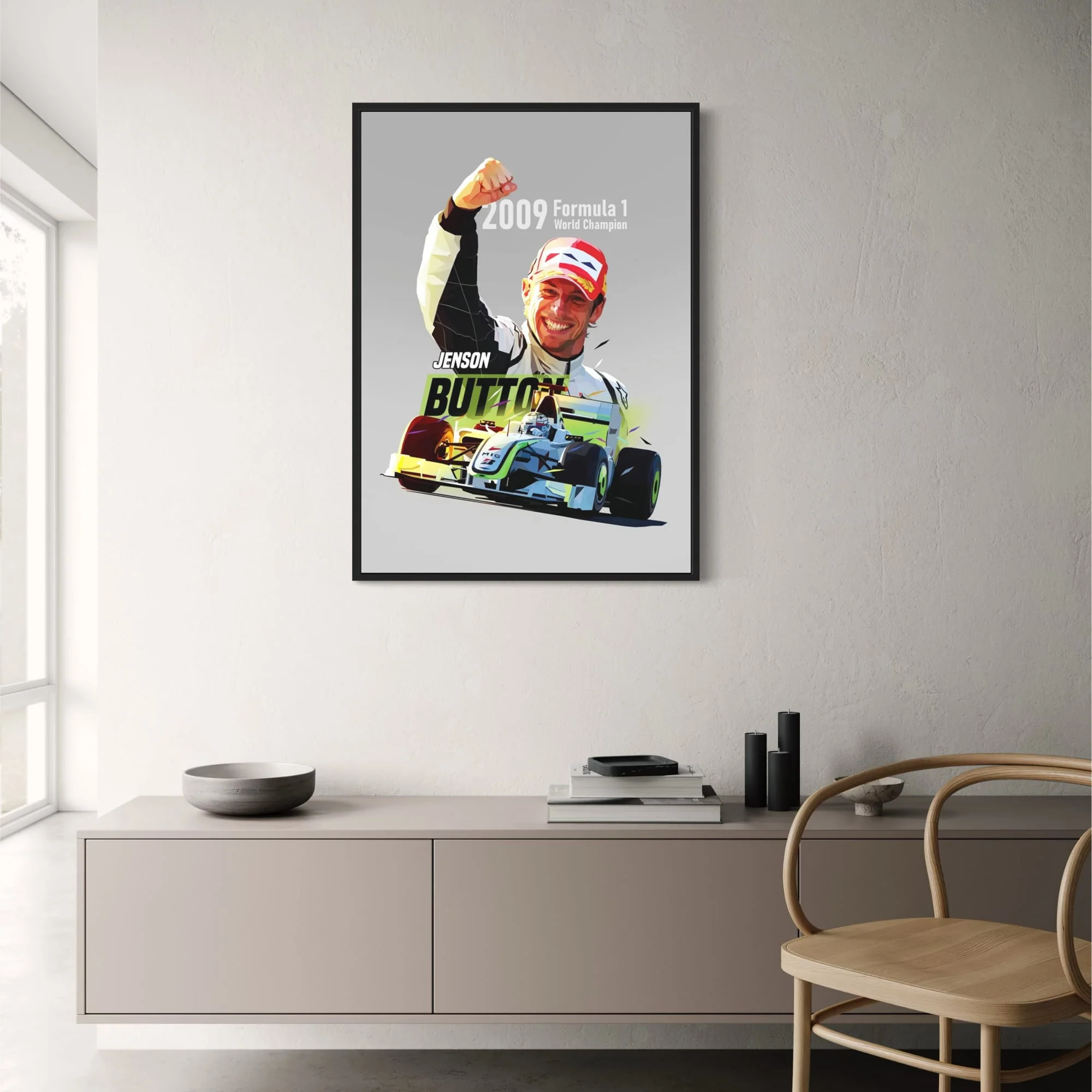Jenson Button | F1 Racer Helmet Art - Image 2