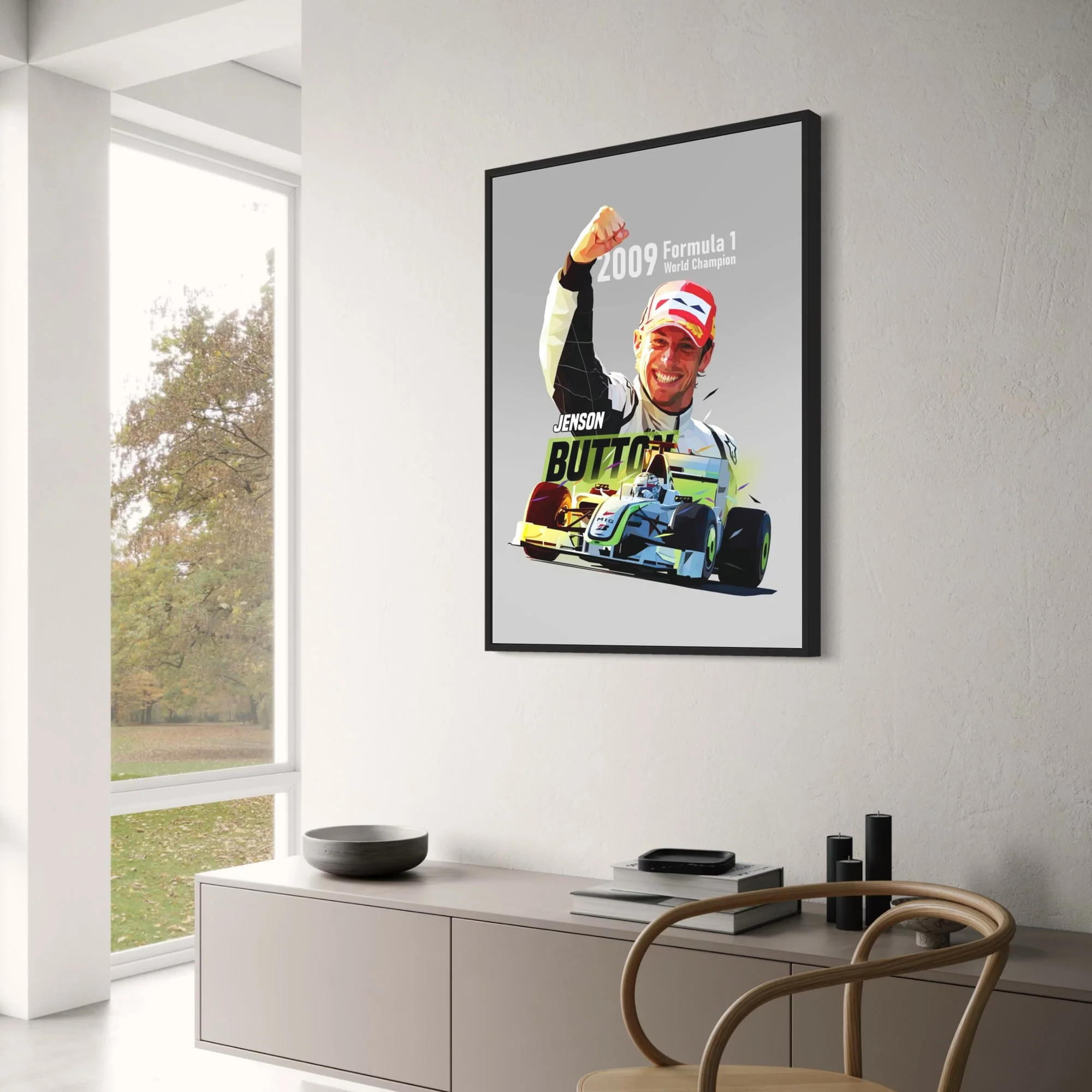 Jenson Button | F1 Racer Helmet Art - Image 3