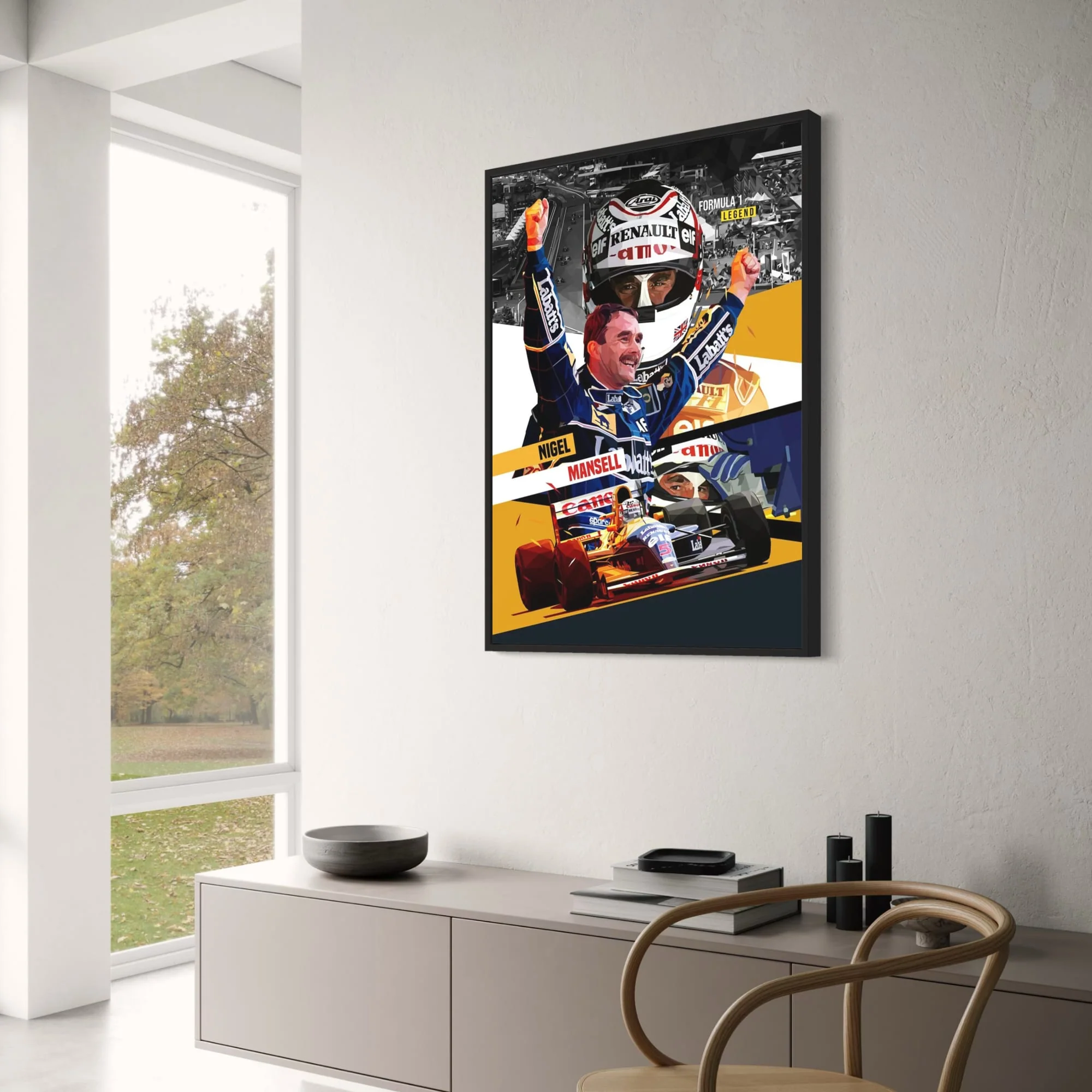 Nigel Mansell | Formula 1 Legend | Racer Helmet - Image 3