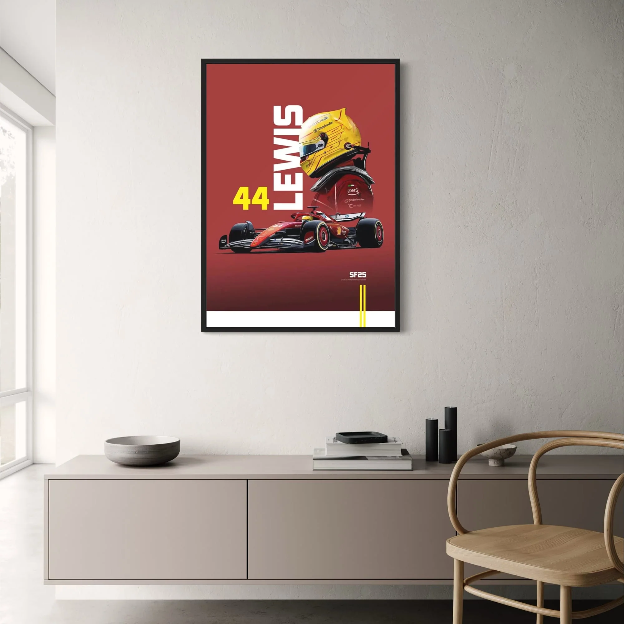 2025 Lewis Hamilton | SF25 F1 | Red Collector's Edition - Image 2