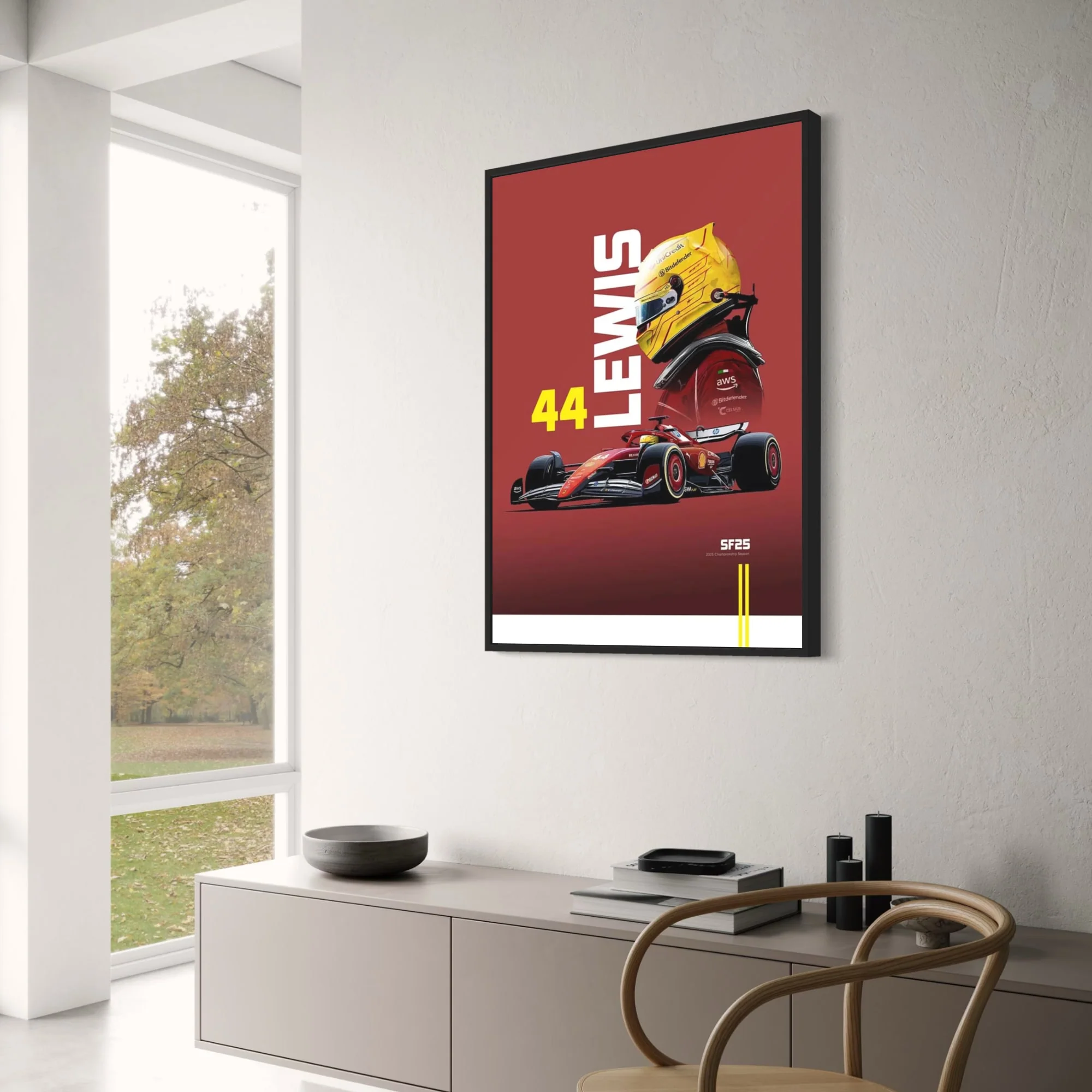 2025 Lewis Hamilton | SF25 F1 | Red Collector's Edition - Image 3