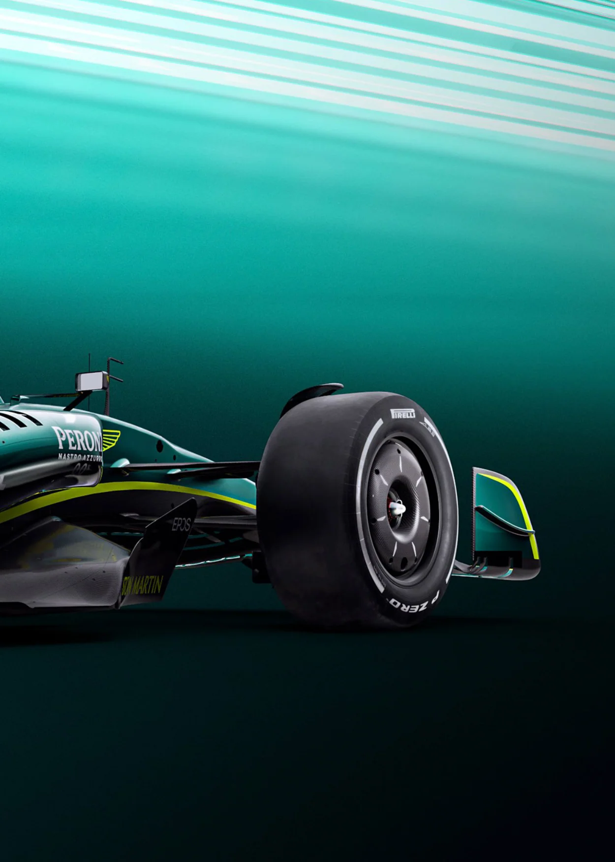 Aston Martin F1 Car | 3-Piece Wall Art - Image 4