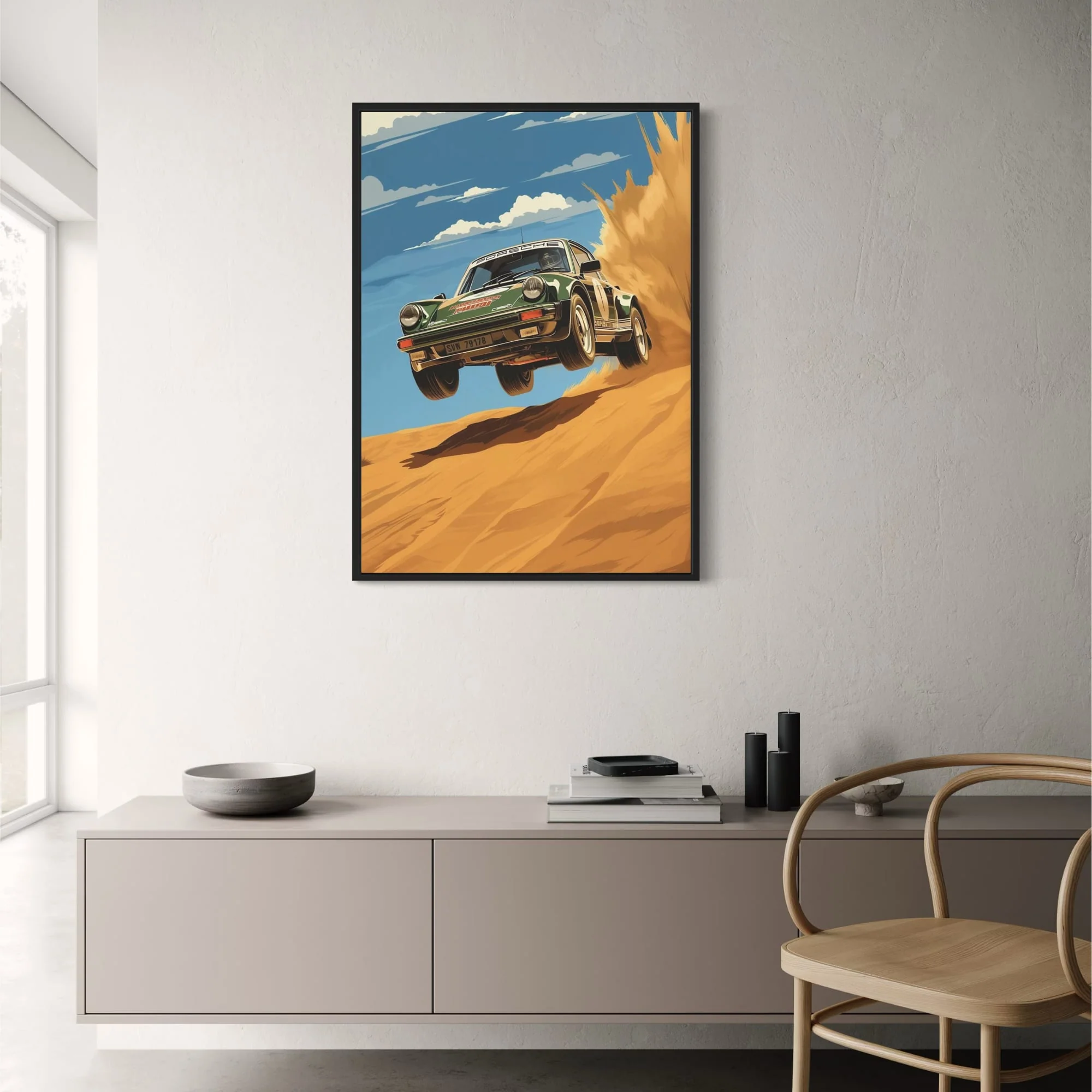 Classic Rally Car | High-Speed Desert Jump - Image 2