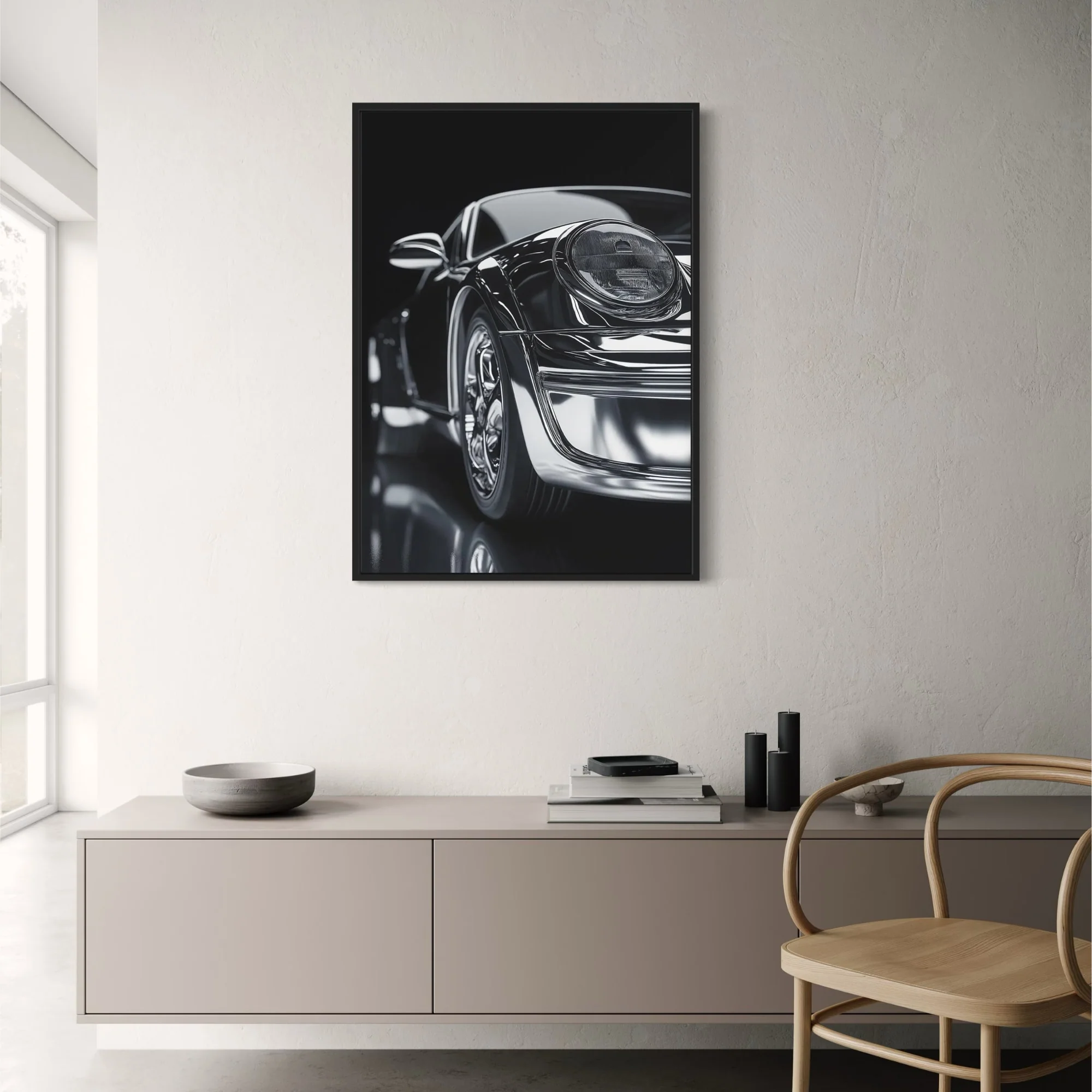 Black Sports Car | Futuristic Design - Image 2