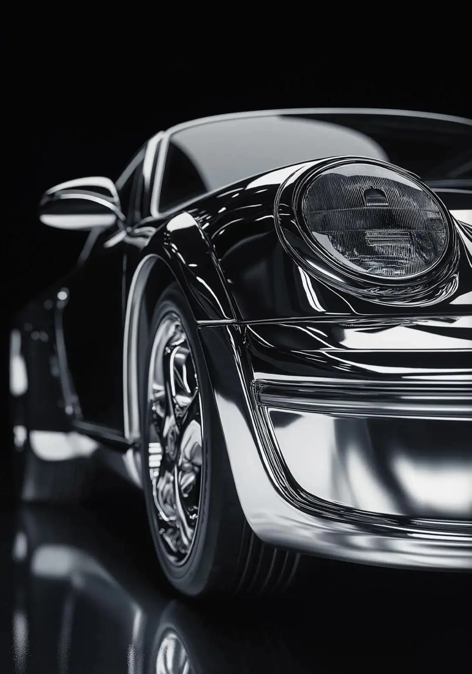 Black Sports Car | Futuristic Design - Image 4