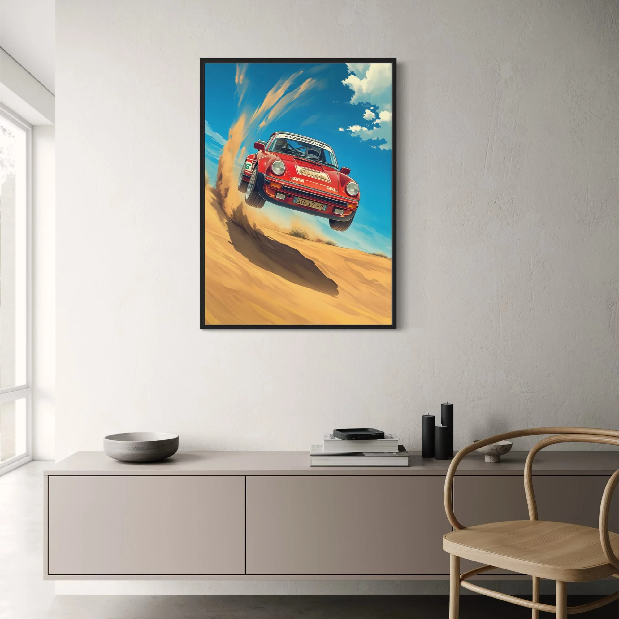 Iconic Red Porsche | Vintage Sports Car | Alpine Racing Adventure - Image 2
