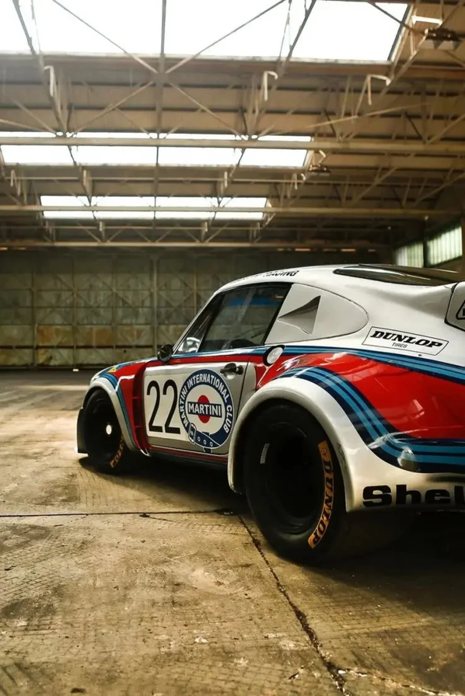 80s Retro Racing Car | Martini Club Design | Vintage Motorsport Art - Image 4