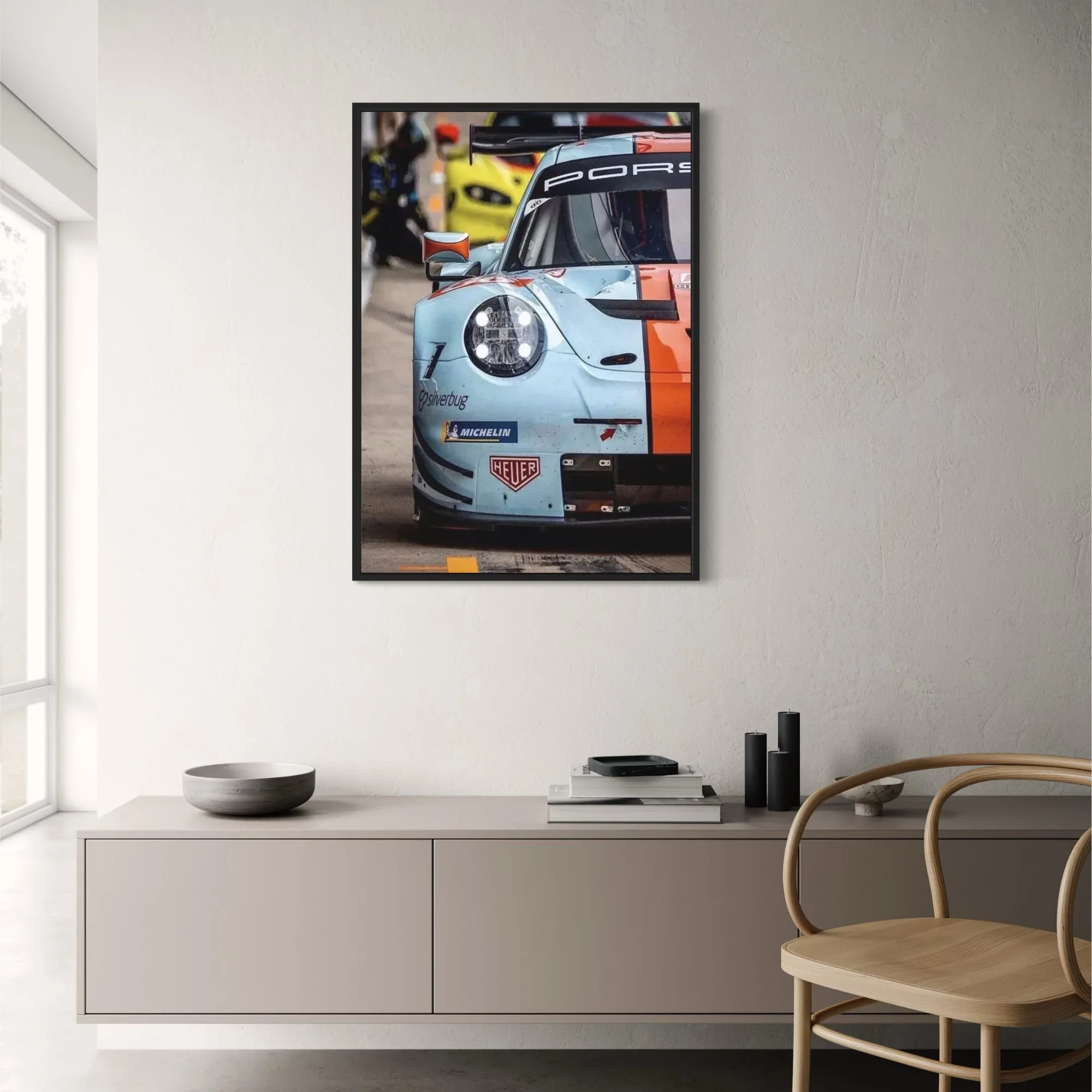 Porsche Racing | Blue Orange Livery | Retro 80s - Image 2