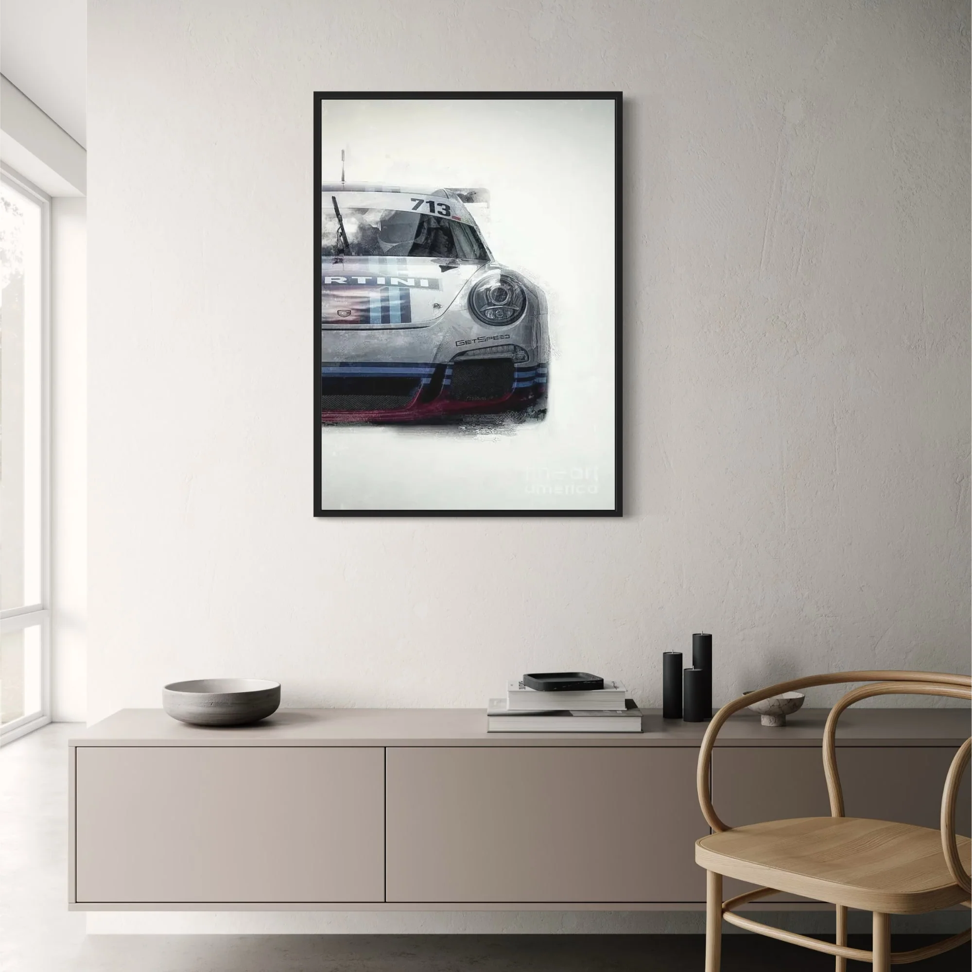 Martini Racing | Modern Sports Car | Vibrant Design - Image 2