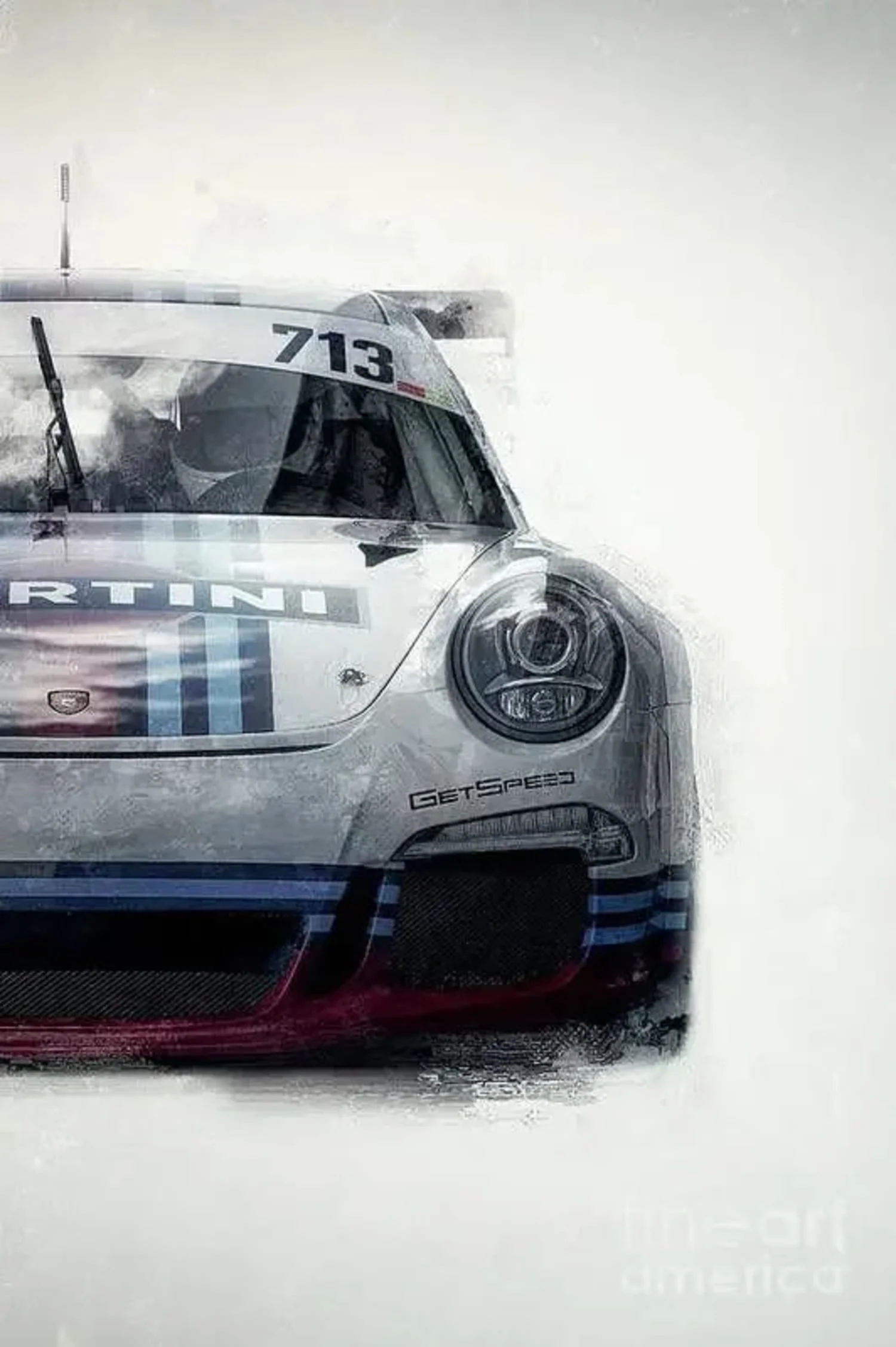 Martini Racing | Modern Sports Car | Vibrant Design - Image 4