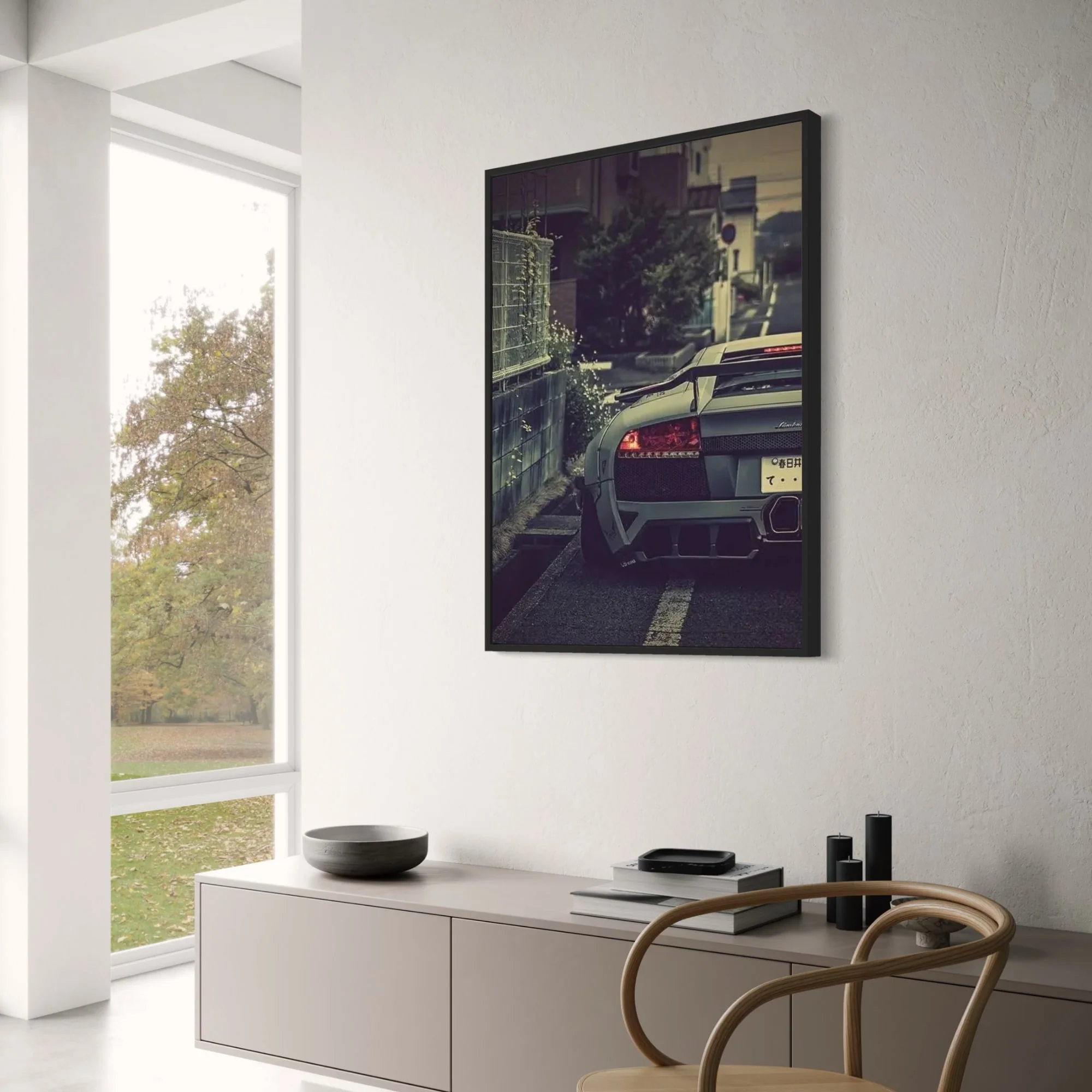 80s Retro Sports Car | Exotic Racing | Urban Setting - Image 3