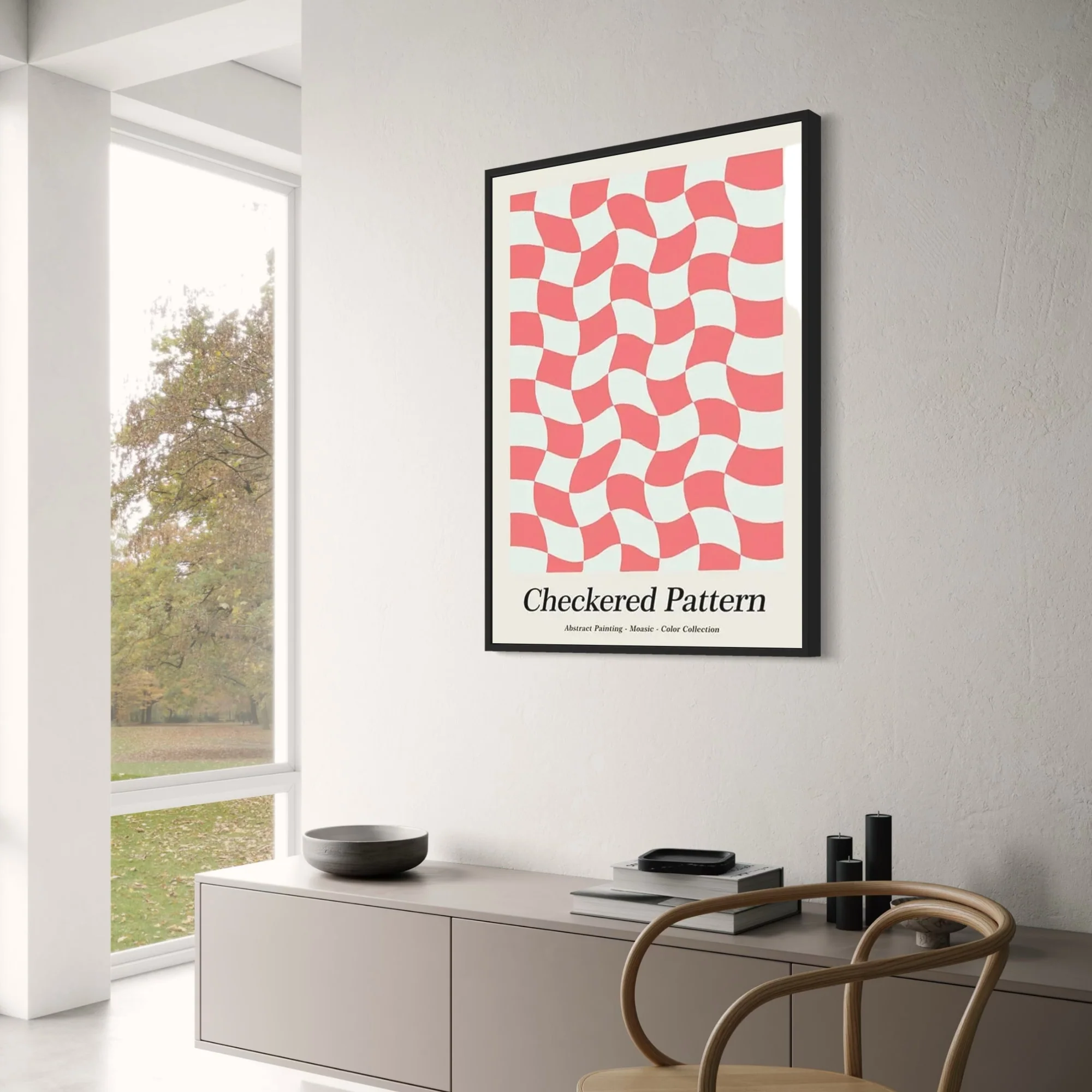 Checkered Pattern | Iconic Artistic Expression - Image 3
