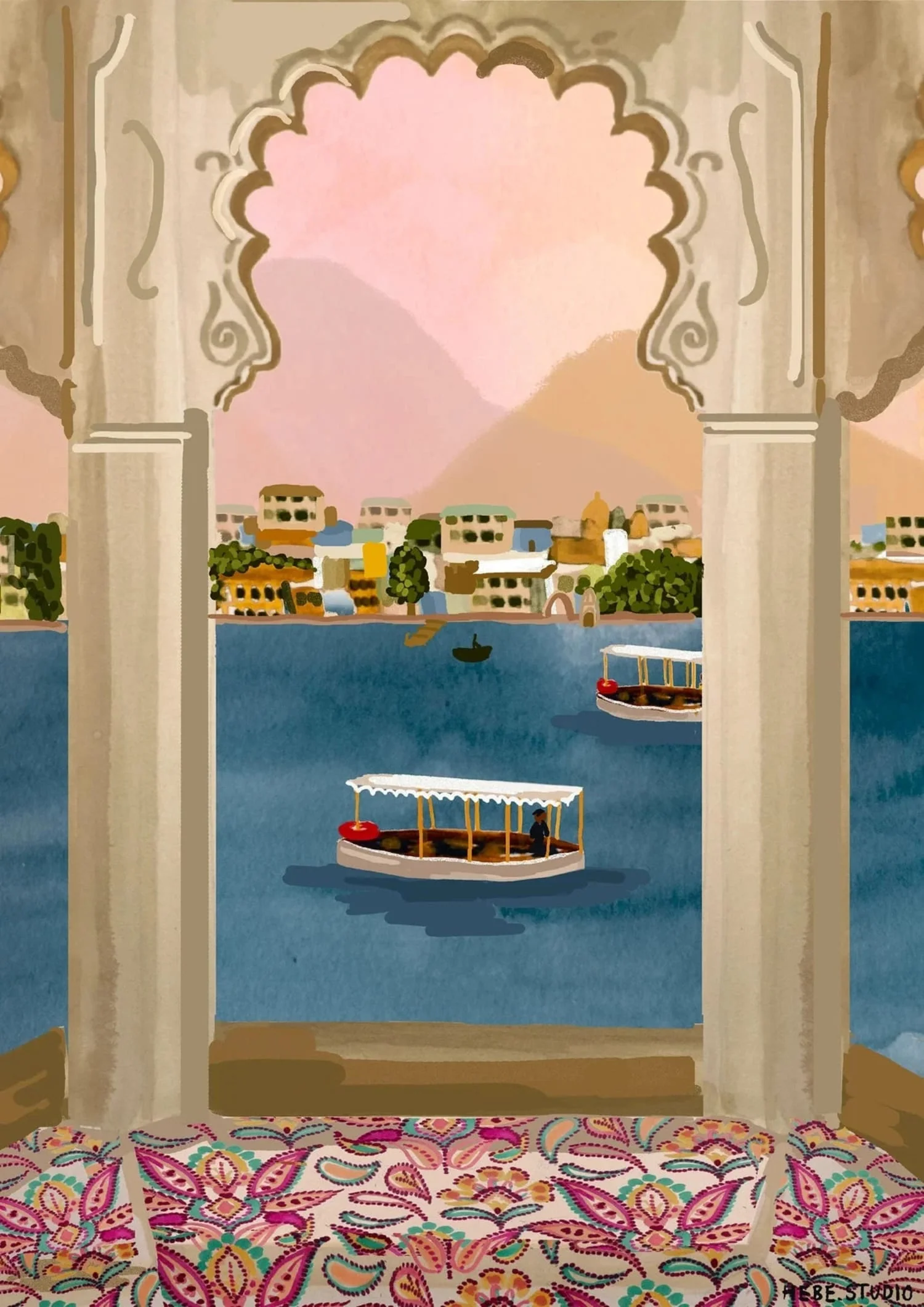 Abstract India Landscape - Image 4