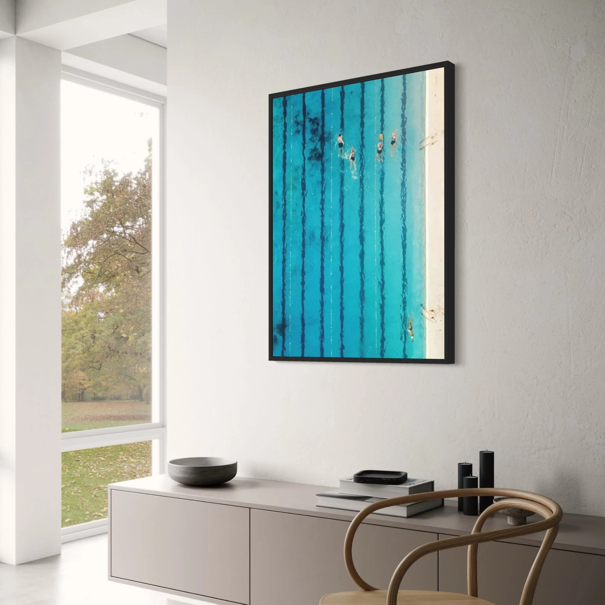Poolside Escapes | Serene Modern Art - Image 3