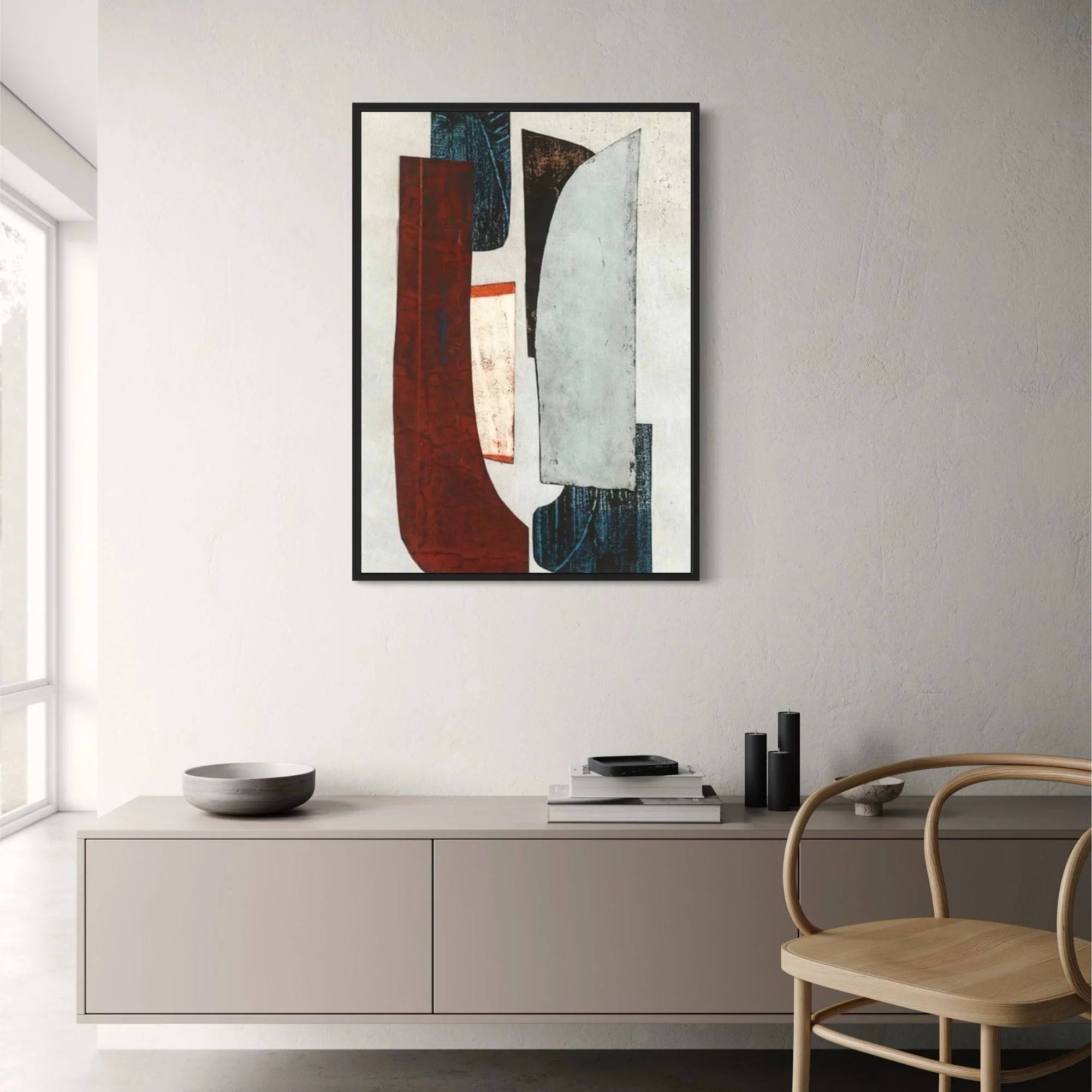 Textured Tones | Modern Abstract | Vibrant Colors - Image 2