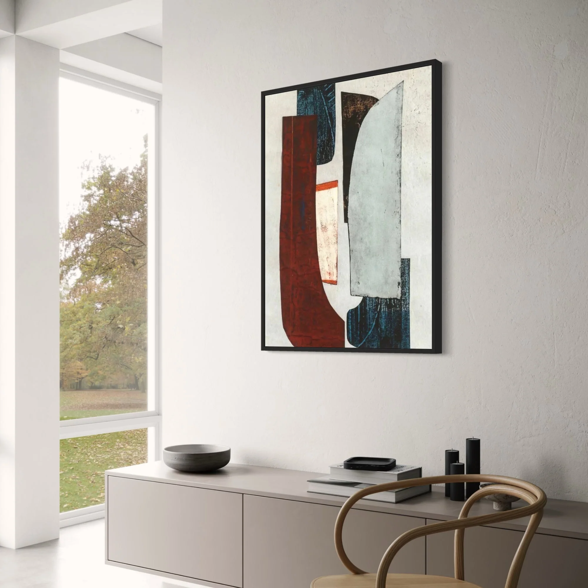 Textured Tones | Modern Abstract | Vibrant Colors - Image 3