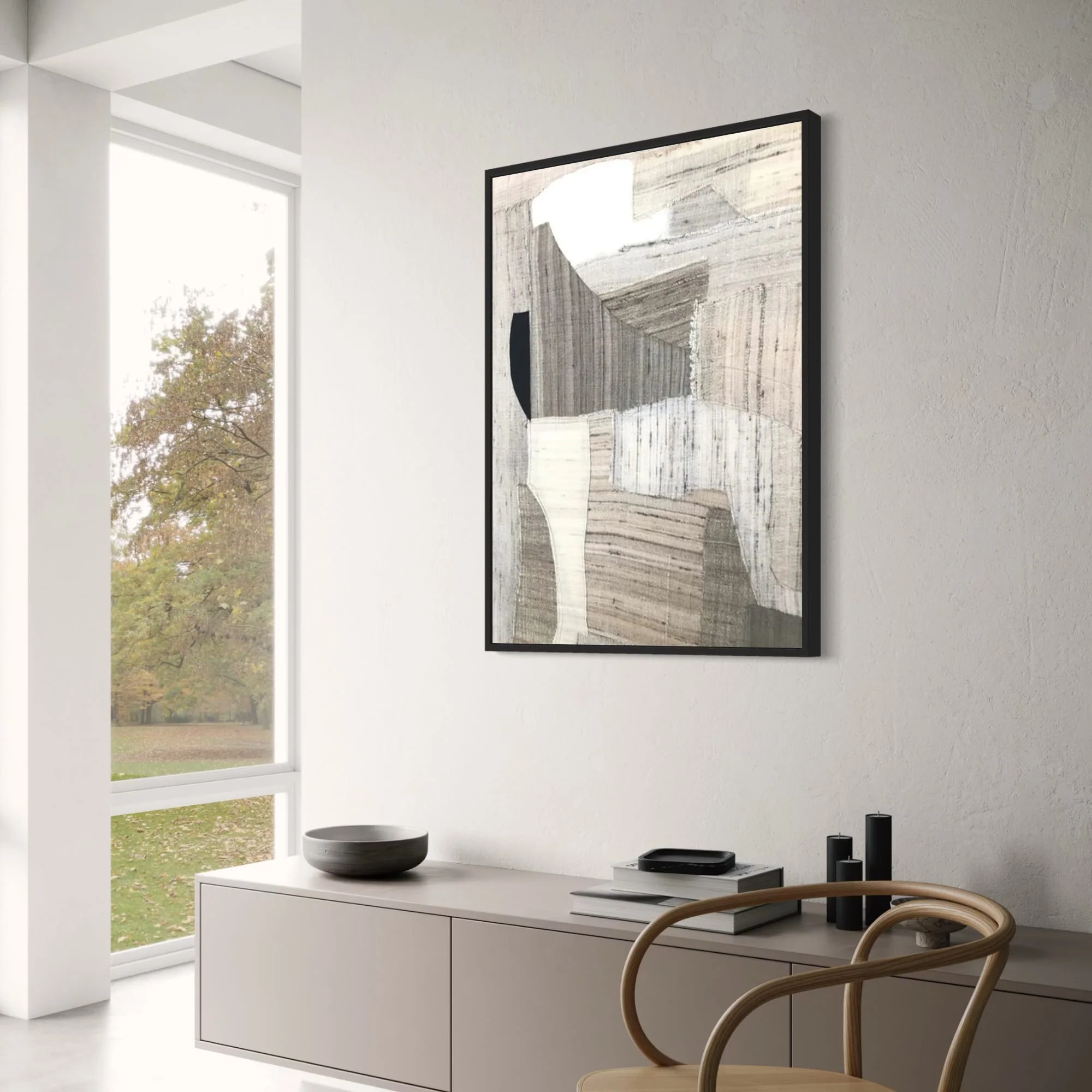 Nature Balance | Tranquil Landscape | Earthy Tones - Image 3