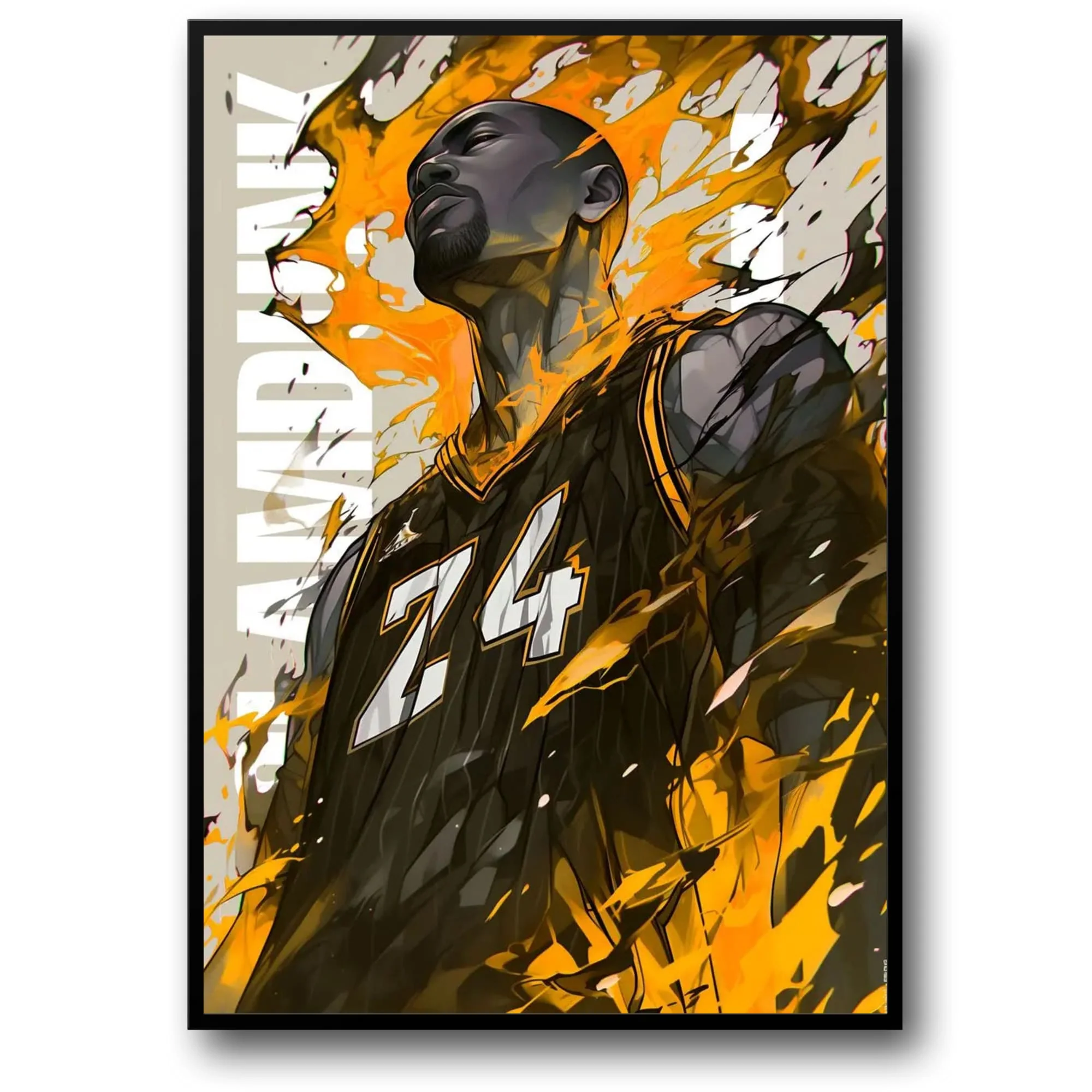 Slam Dunk | Iconic NBA Athlete | Basketball Passion