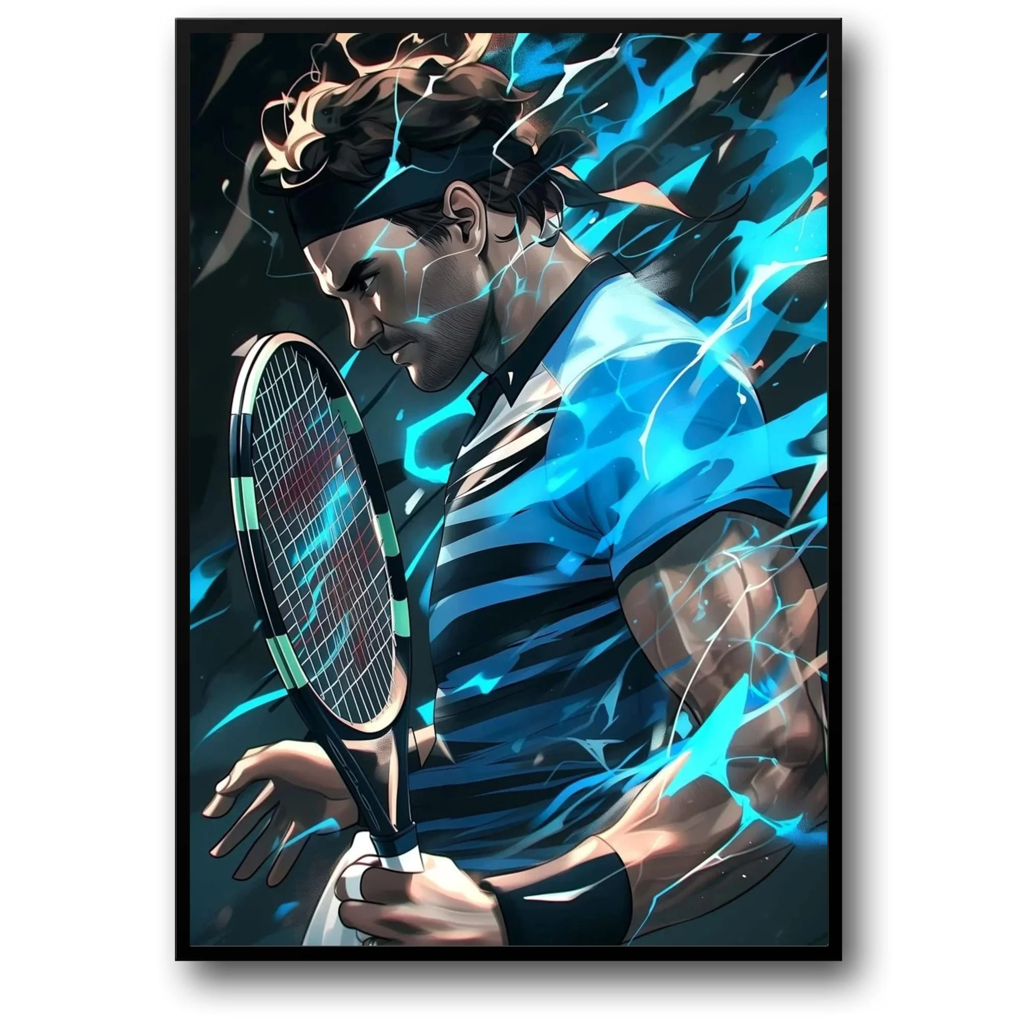 Roger Federer | Tennis Legend Tribute Art