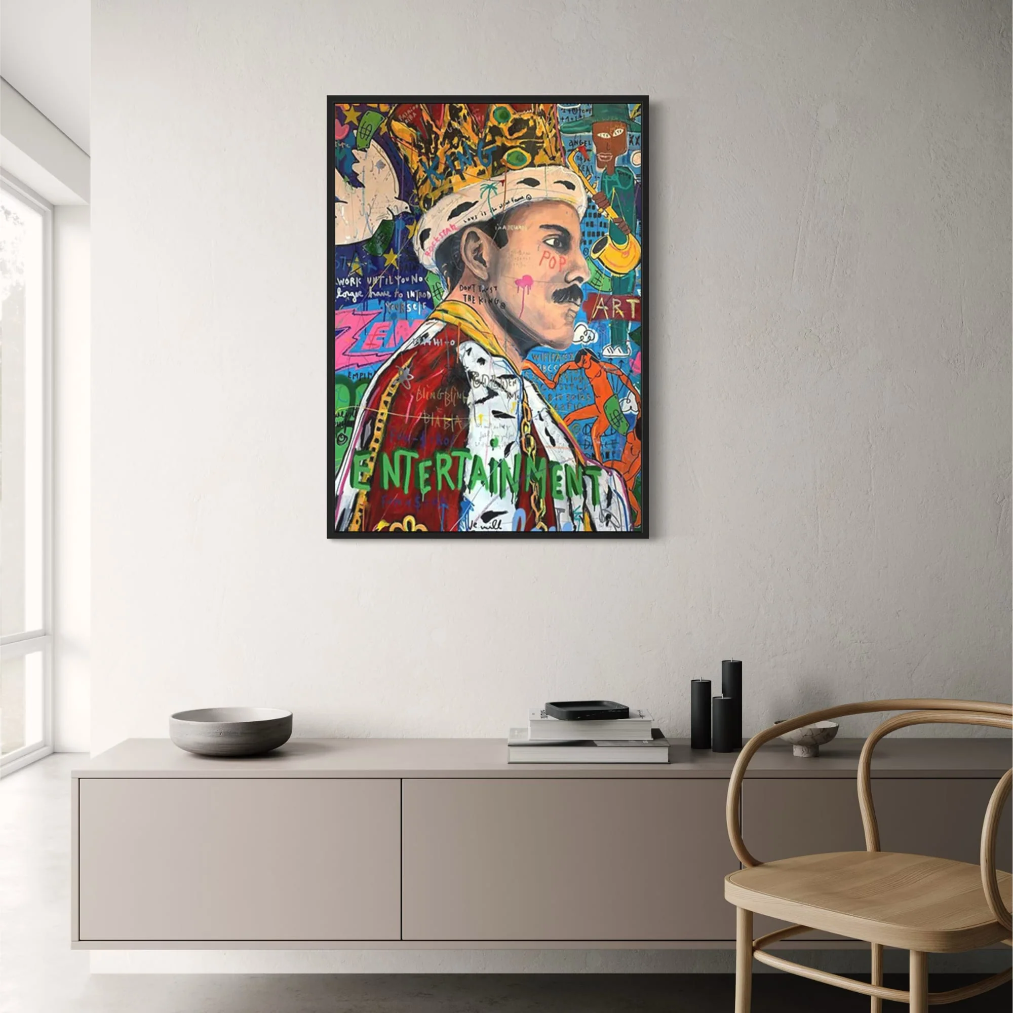 Queen of England | Abstract Graffiti Portrait - Image 2