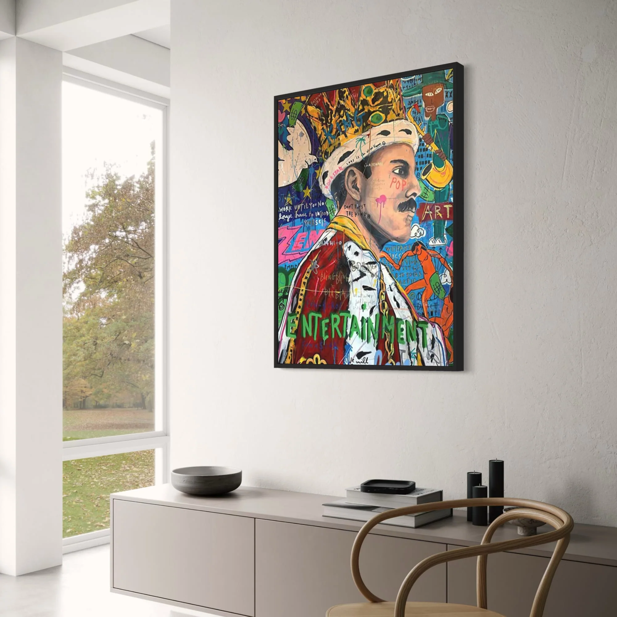 Queen of England | Abstract Graffiti Portrait - Image 3