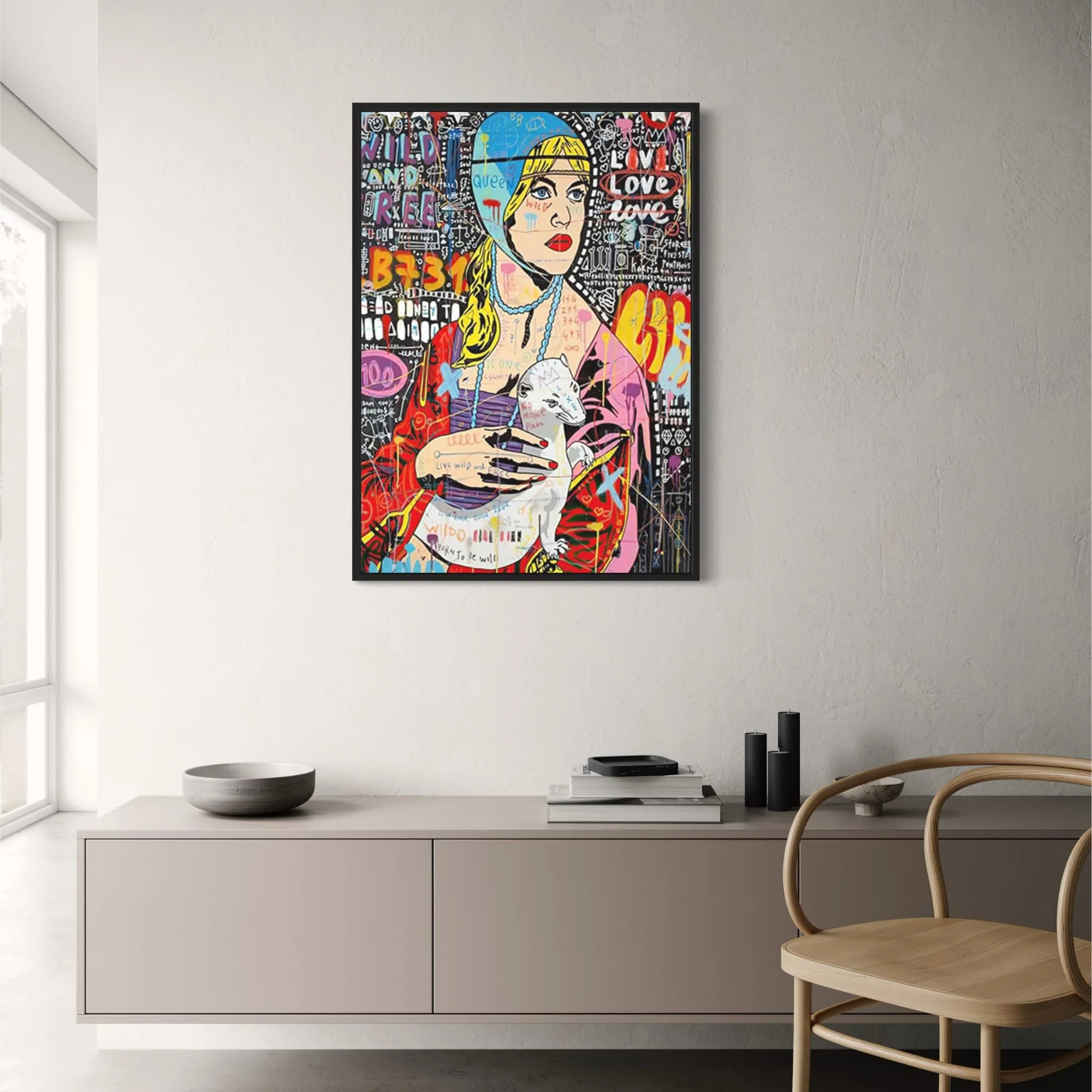 Abstract Graffiti | Queen of England Portrait - Image 2