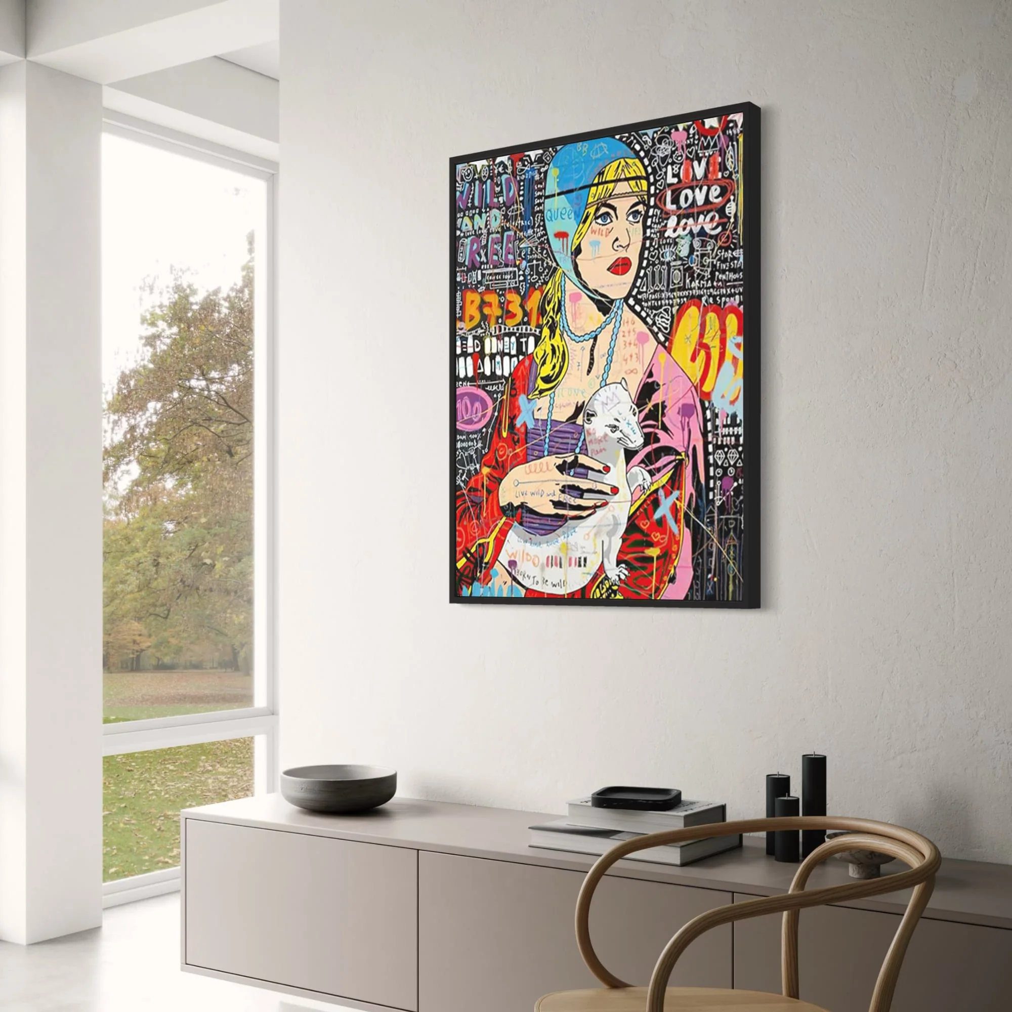Abstract Graffiti | Queen of England Portrait - Image 3